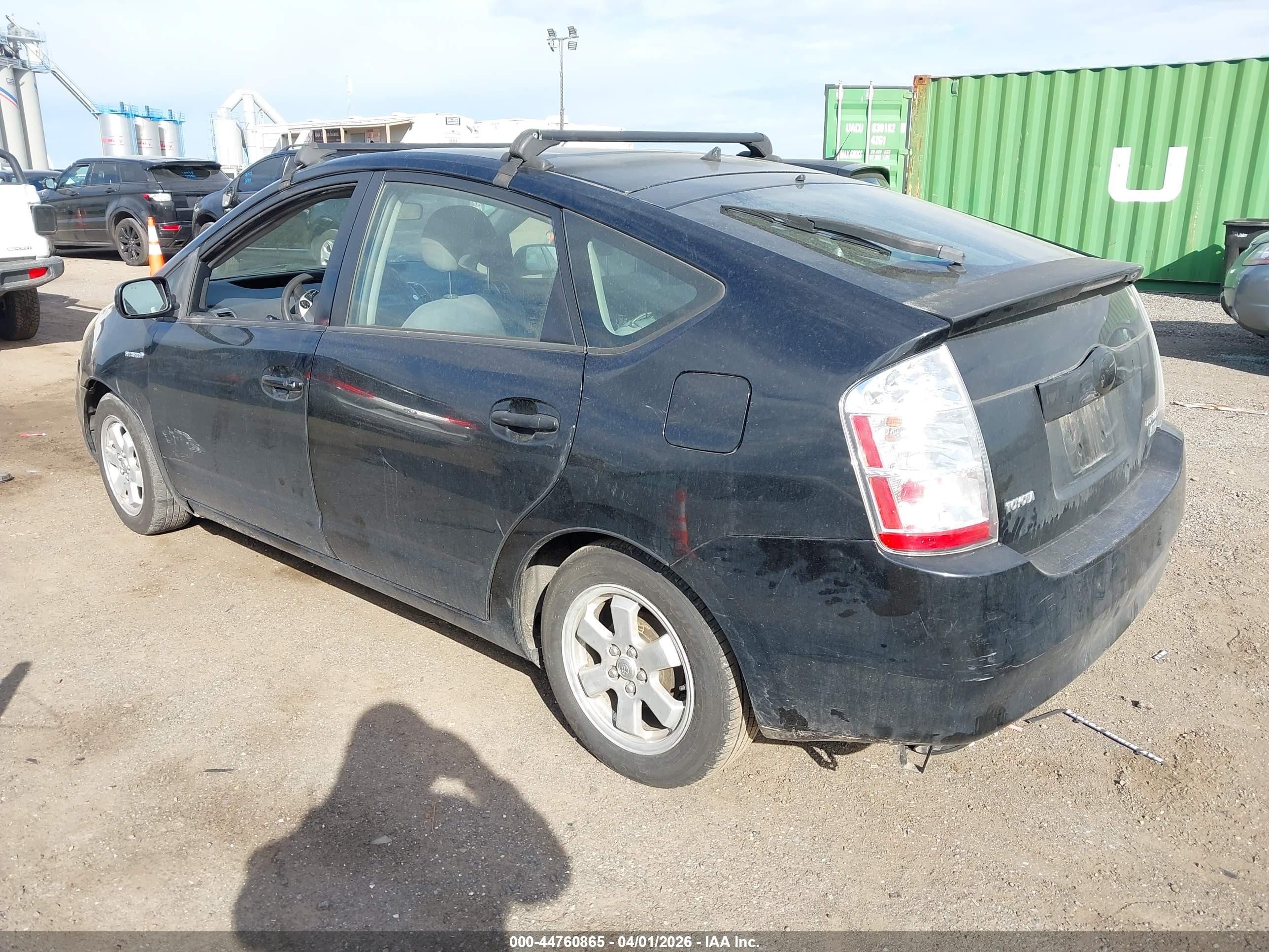 2008 Toyota Prius   Black vin: JTDKB20U887737886