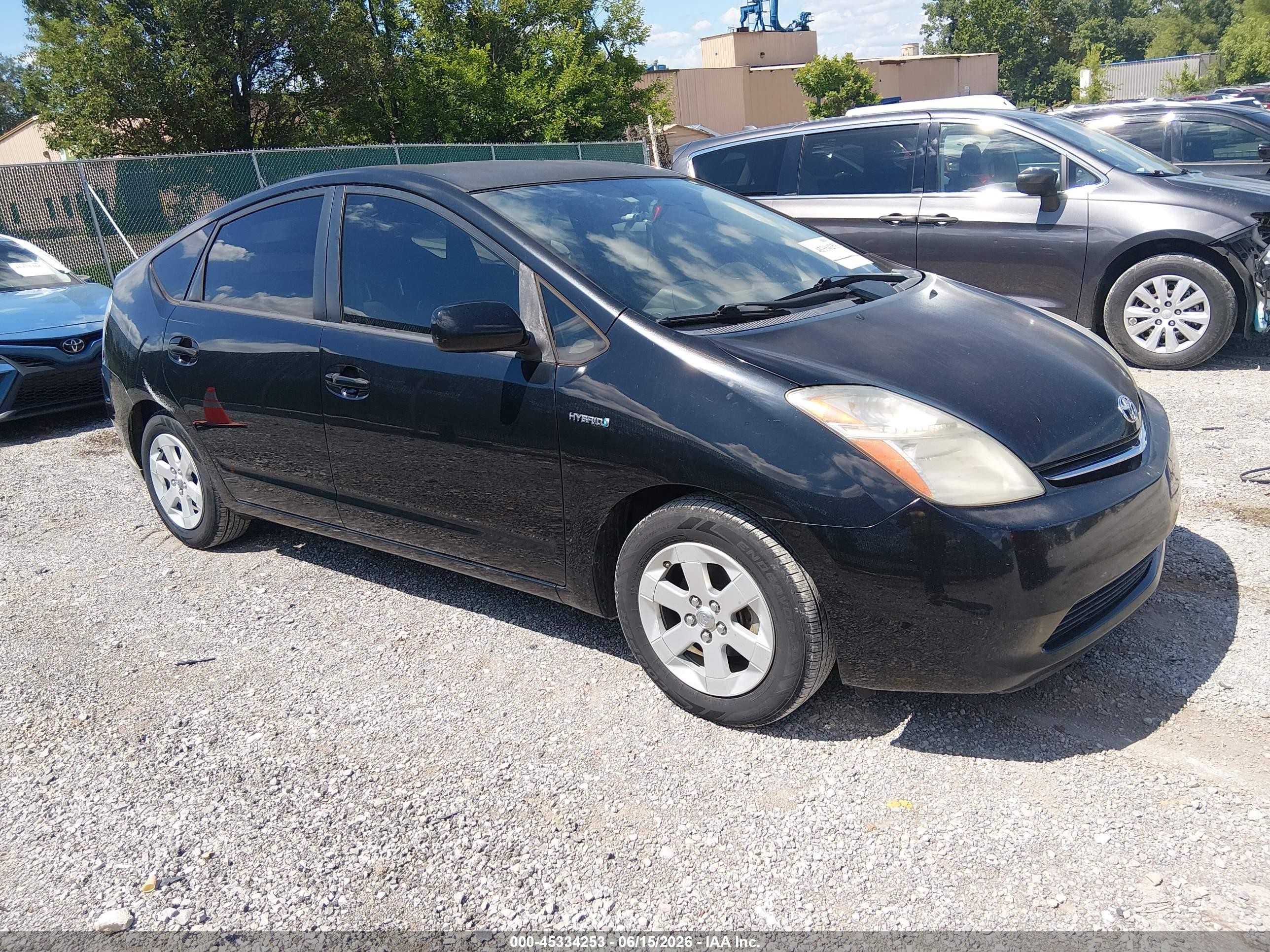 2008 Toyota Prius   Black vin: JTDKB20U887755532