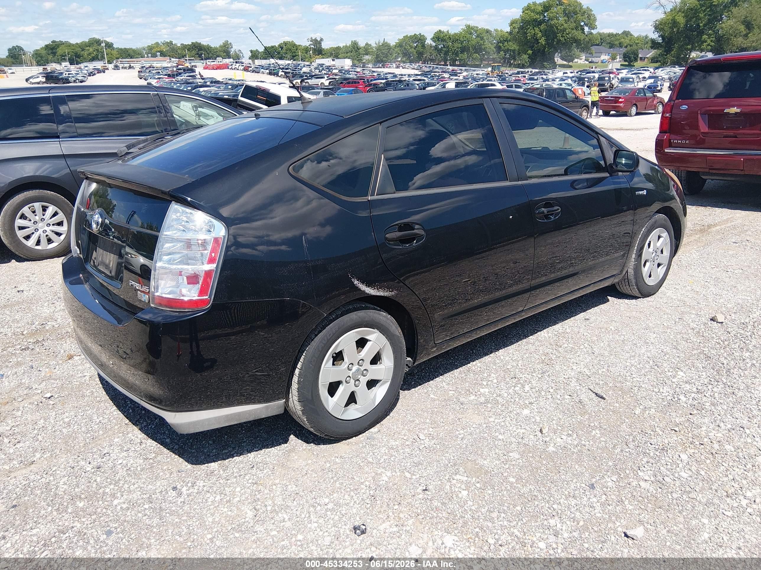 2008 Toyota Prius   Black vin: JTDKB20U887755532