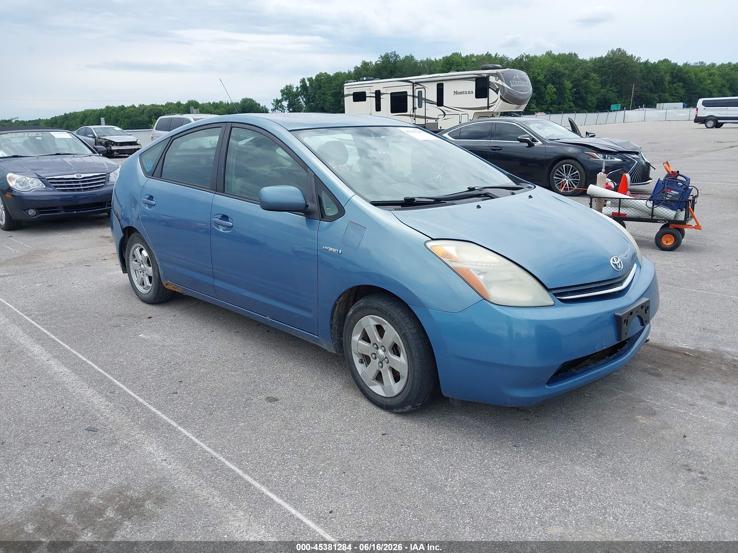 2008 Toyota Prius   Blue vin: JTDKB20U887768765