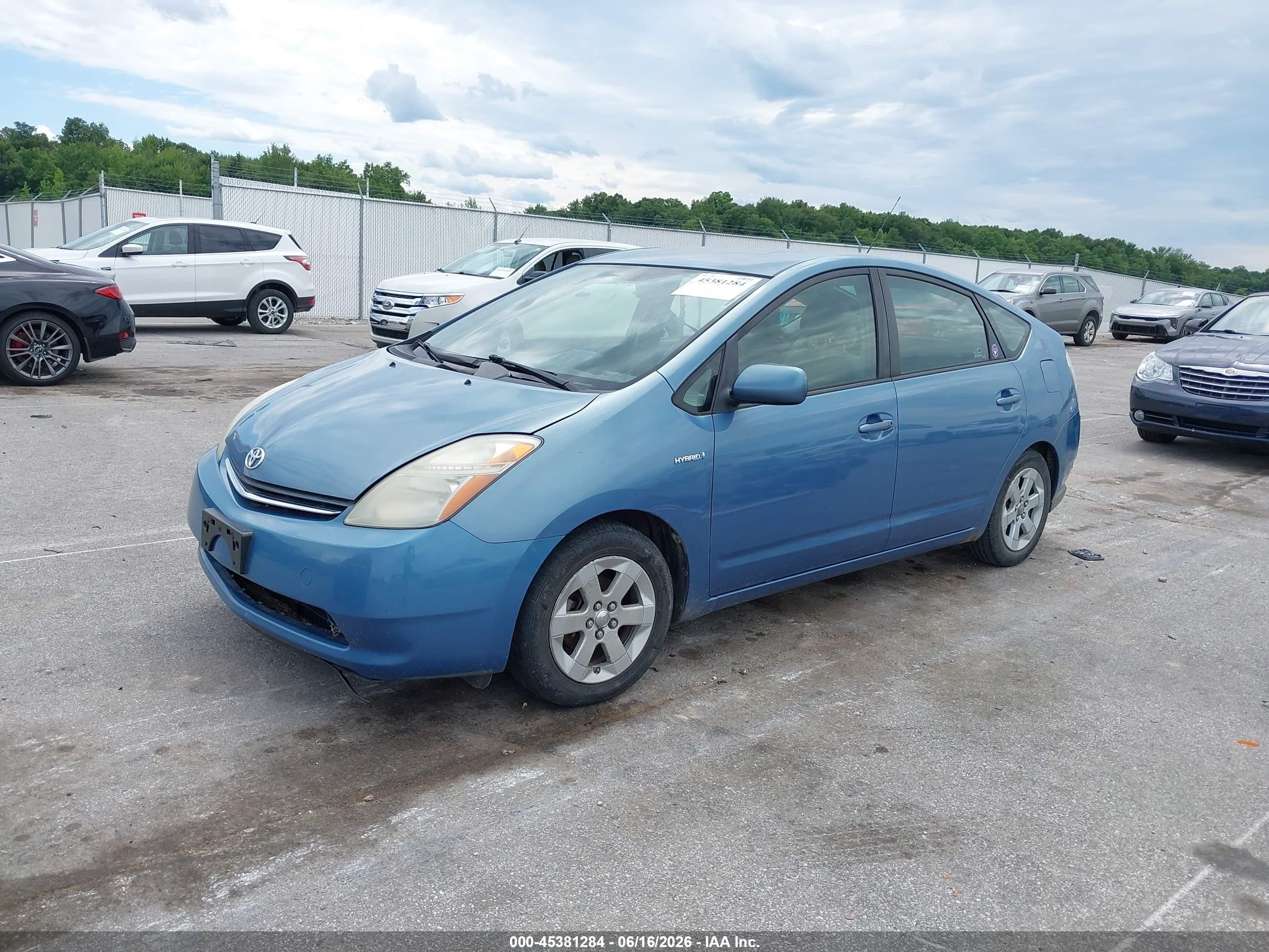 2008 Toyota Prius   Blue vin: JTDKB20U887768765