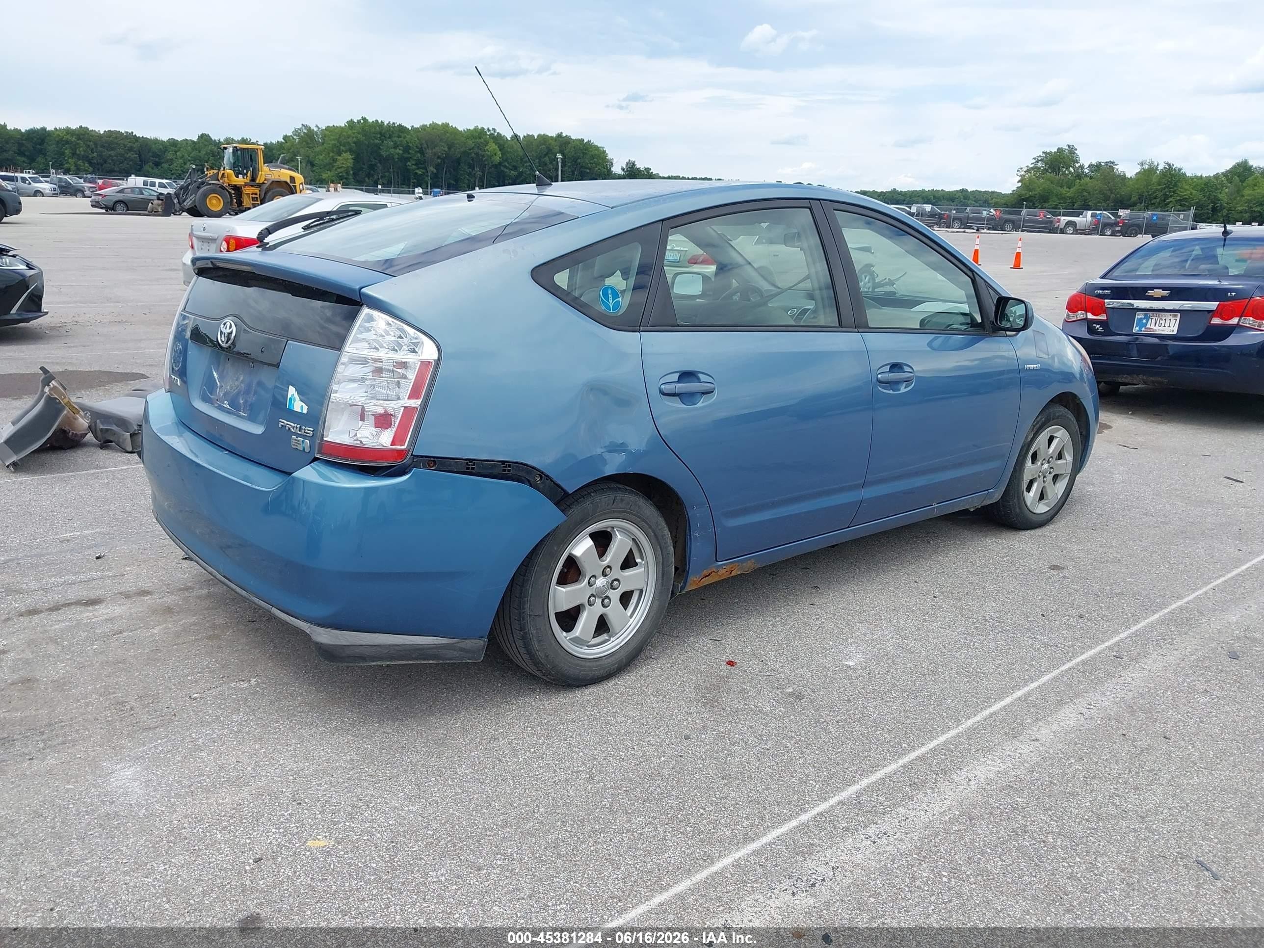 2008 Toyota Prius   Blue vin: JTDKB20U887768765