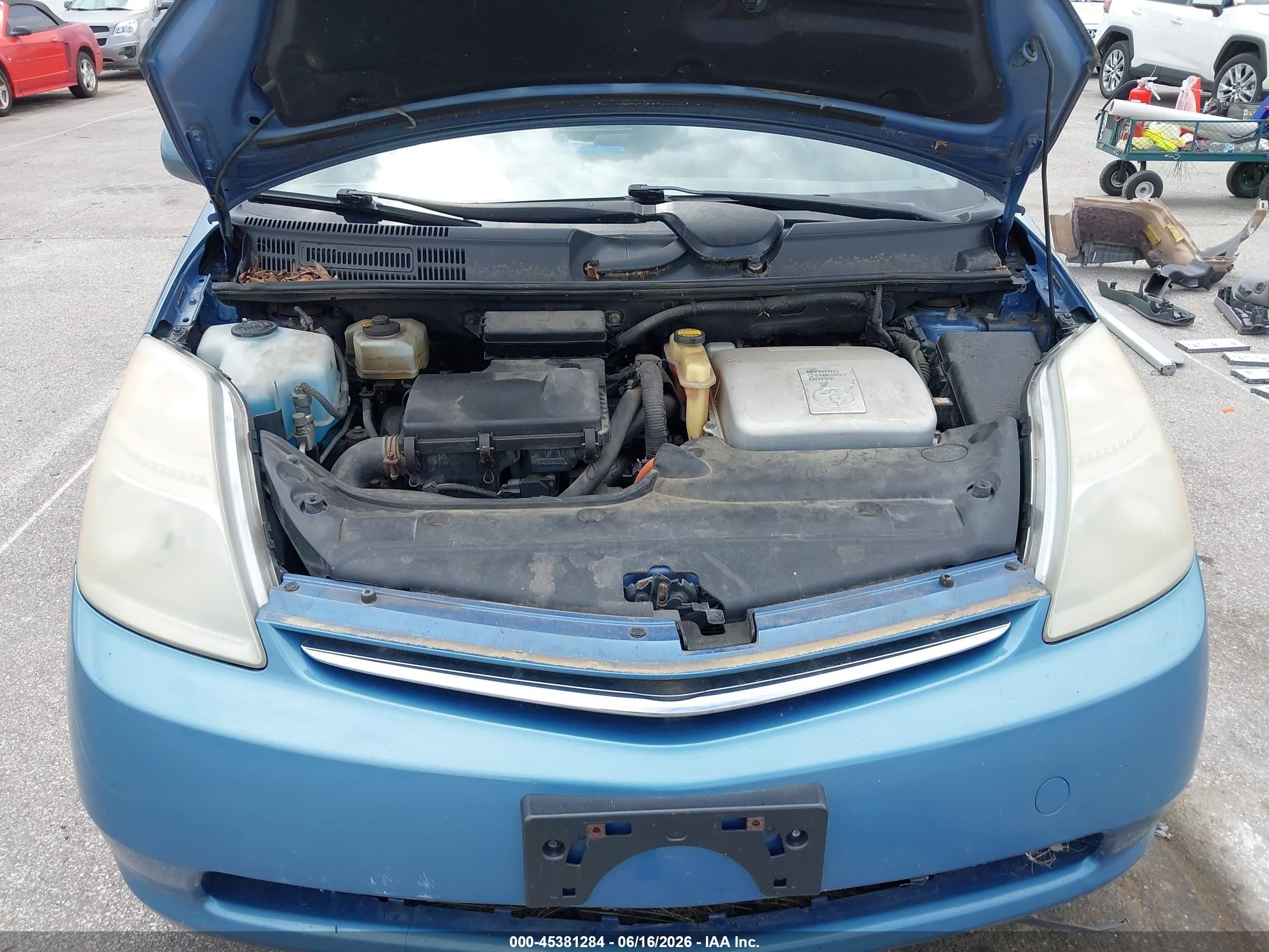 2008 Toyota Prius   Blue vin: JTDKB20U887768765