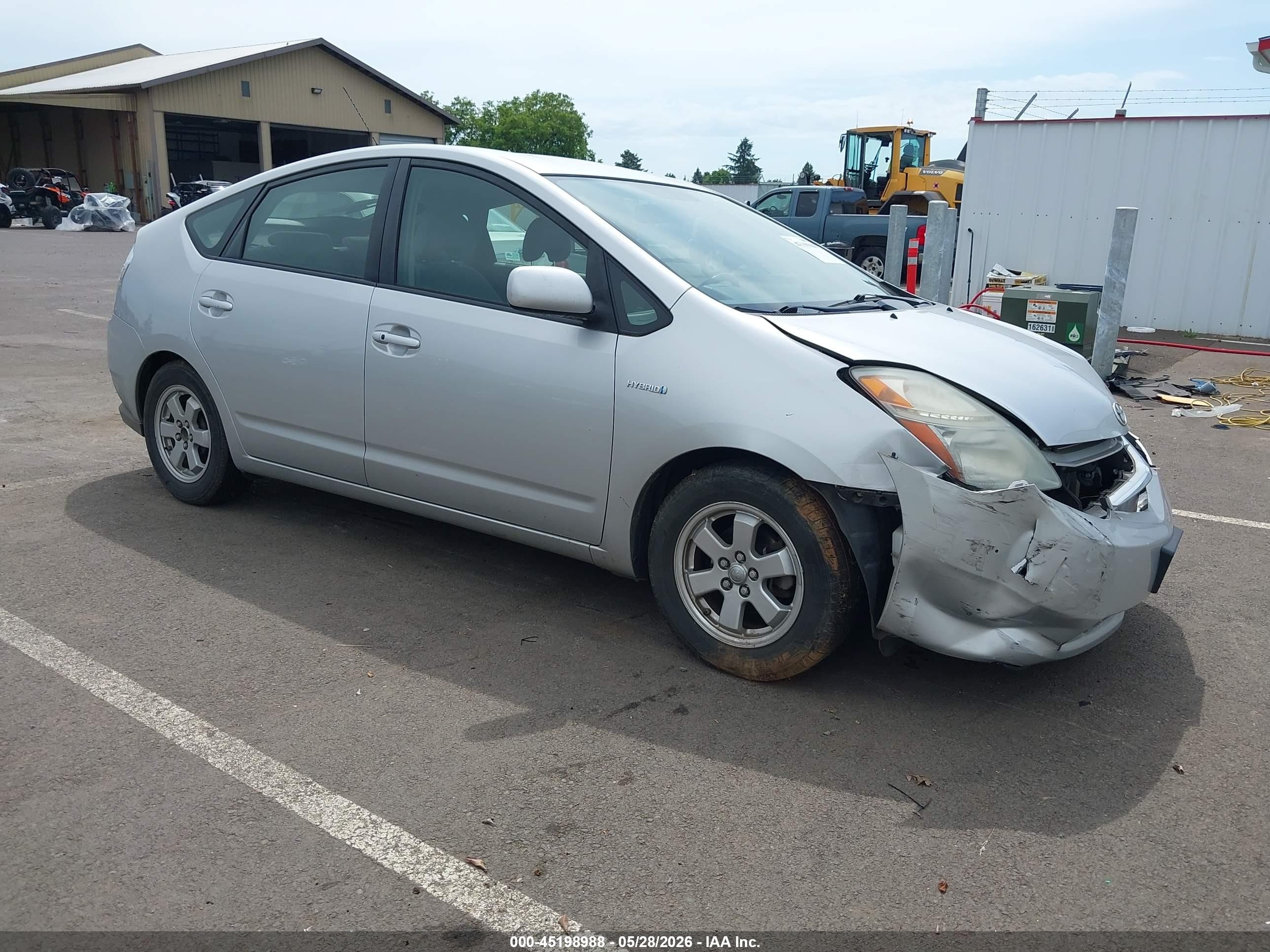 2008 Toyota Prius   Silver vin: JTDKB20U887796579