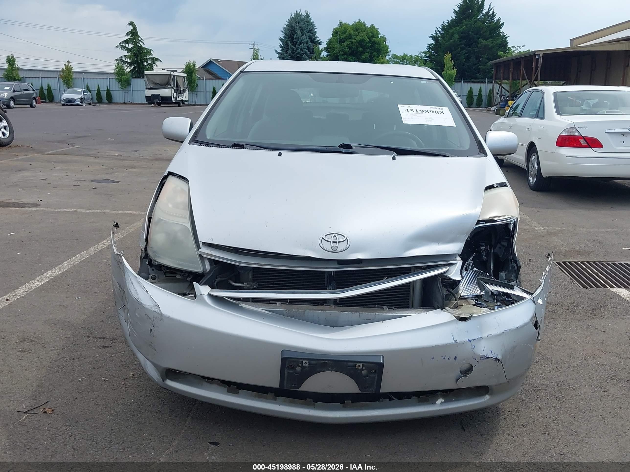 2008 Toyota Prius   Silver vin: JTDKB20U887796579