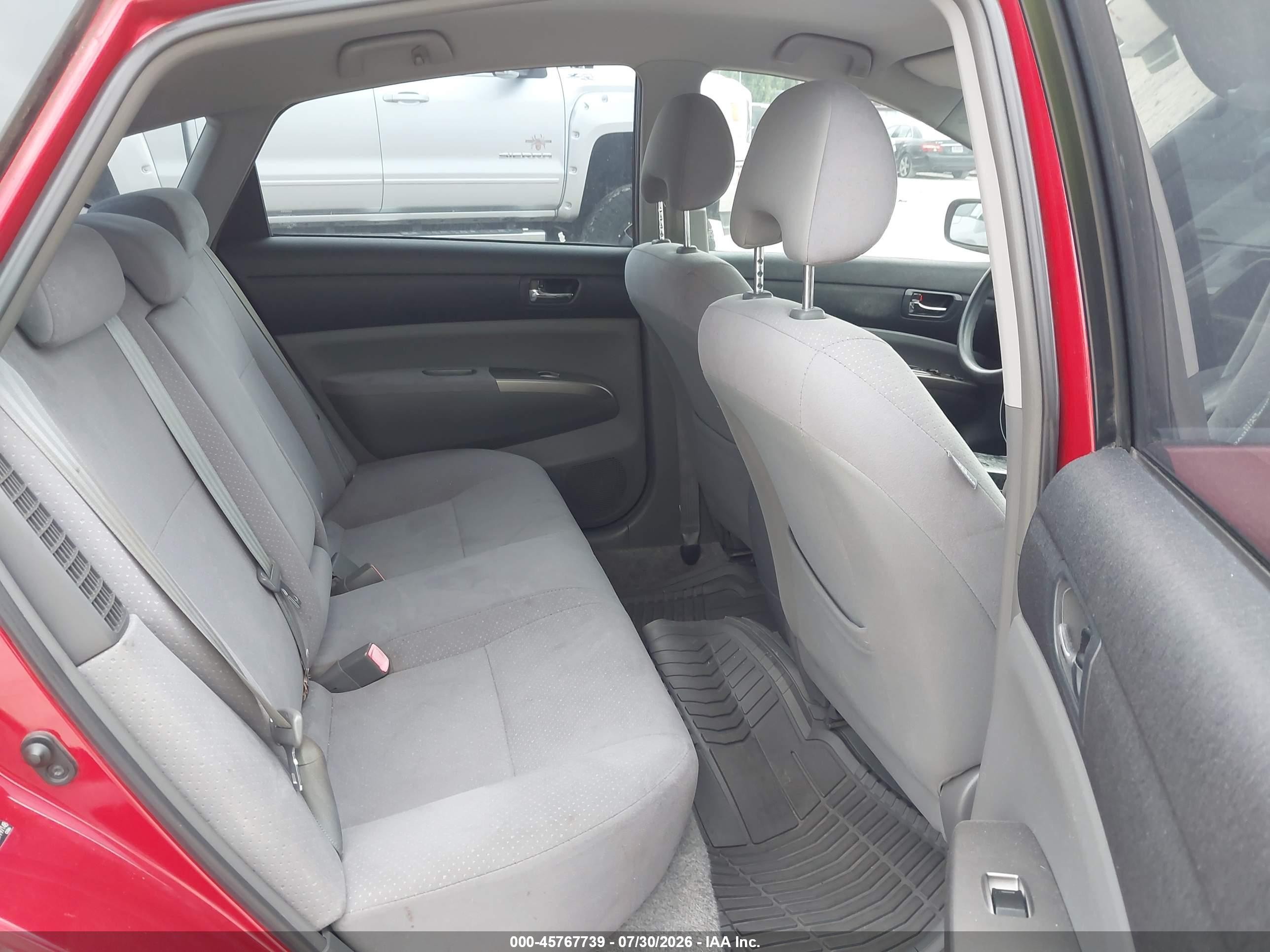2008 Toyota Prius Red vin: JTDKB20U887797148