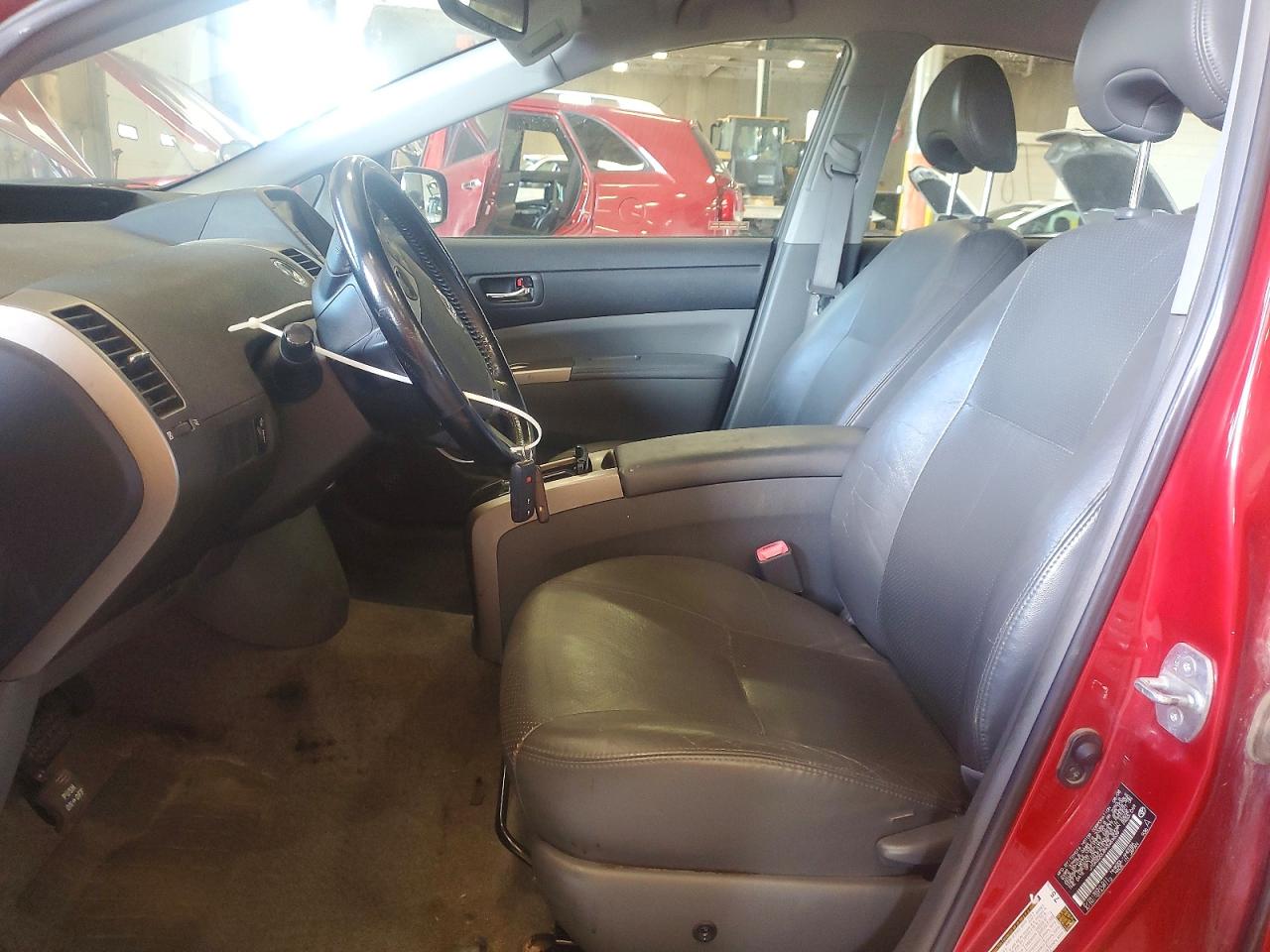 2009 Toyota Prius Base Red vin: JTDKB20U893469639