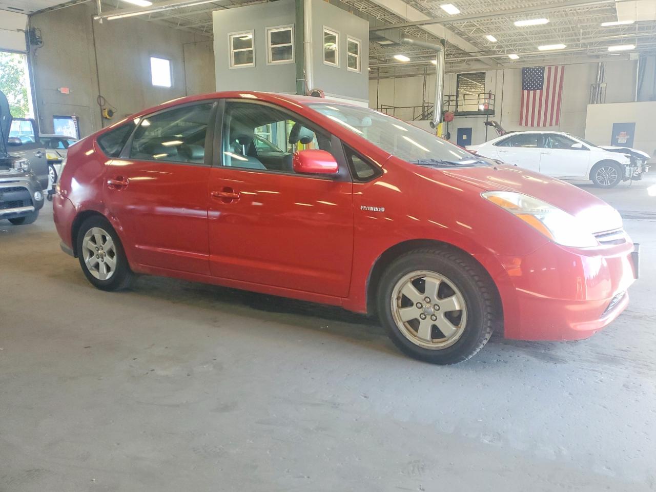 2009 Toyota Prius Base Red vin: JTDKB20U893469639
