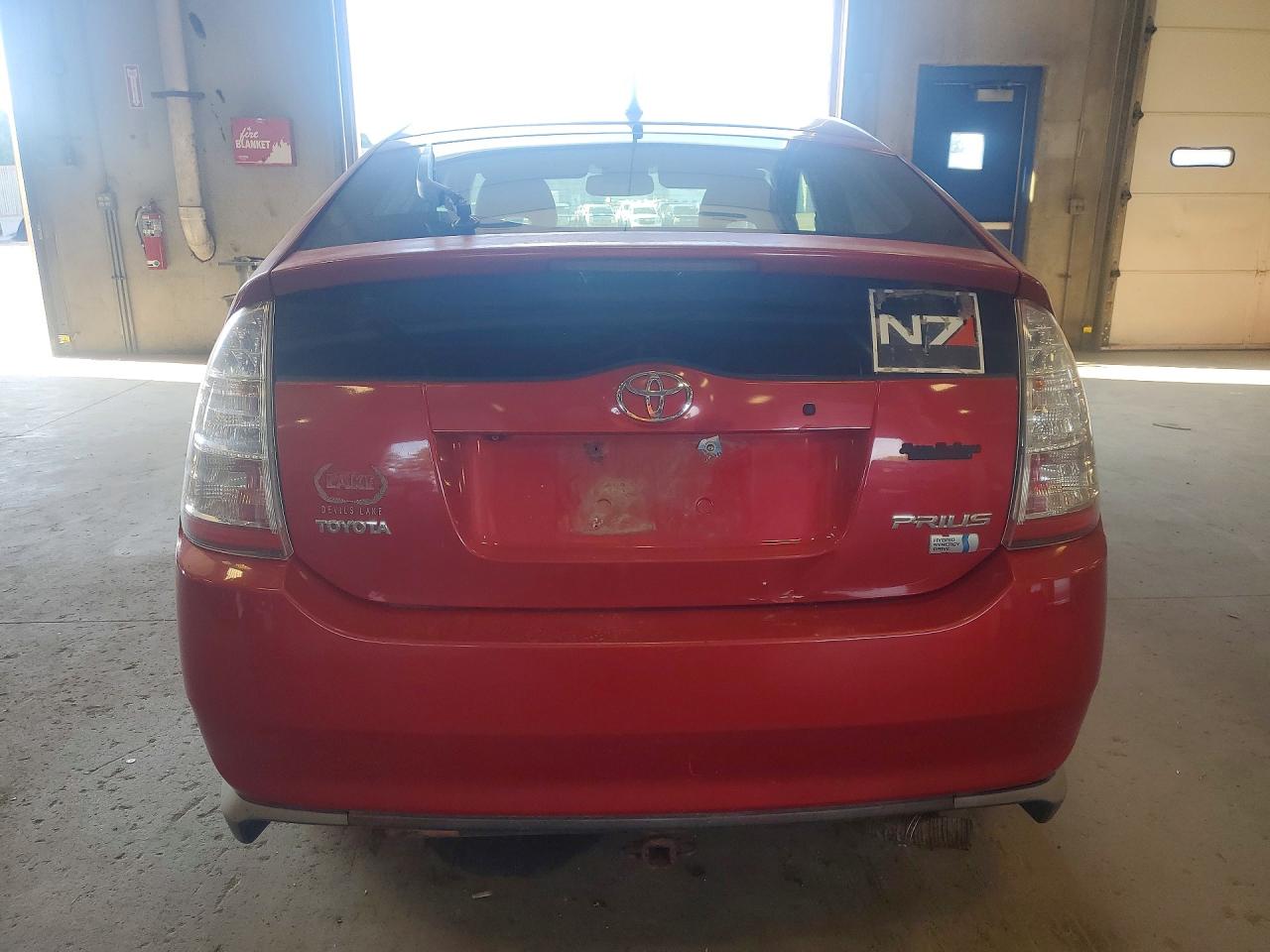 2009 Toyota Prius Base Red vin: JTDKB20U893469639