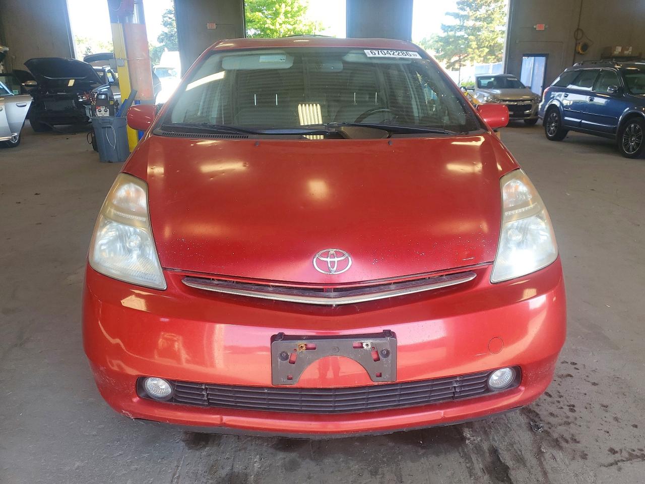 2009 Toyota Prius Base Red vin: JTDKB20U893469639