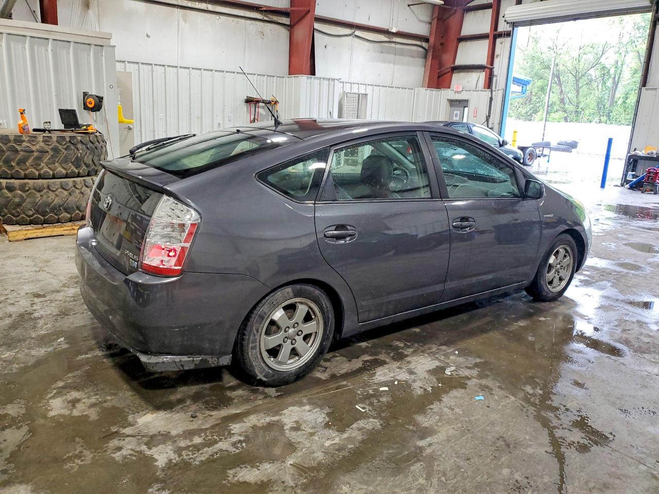 2009 Toyota Prius Base Gray vin: JTDKB20U893471438