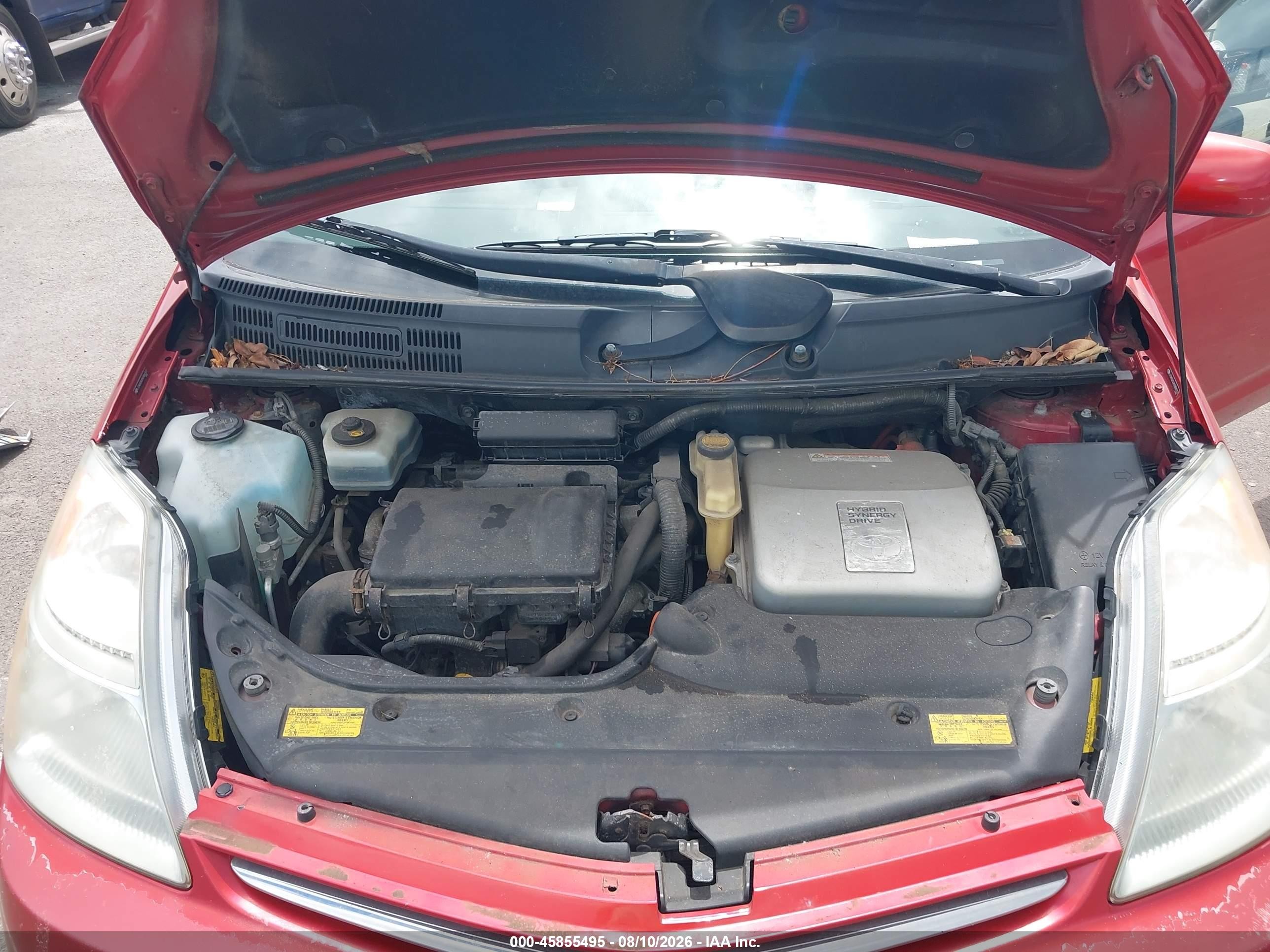2009 Toyota Prius   Red vin: JTDKB20U893484707