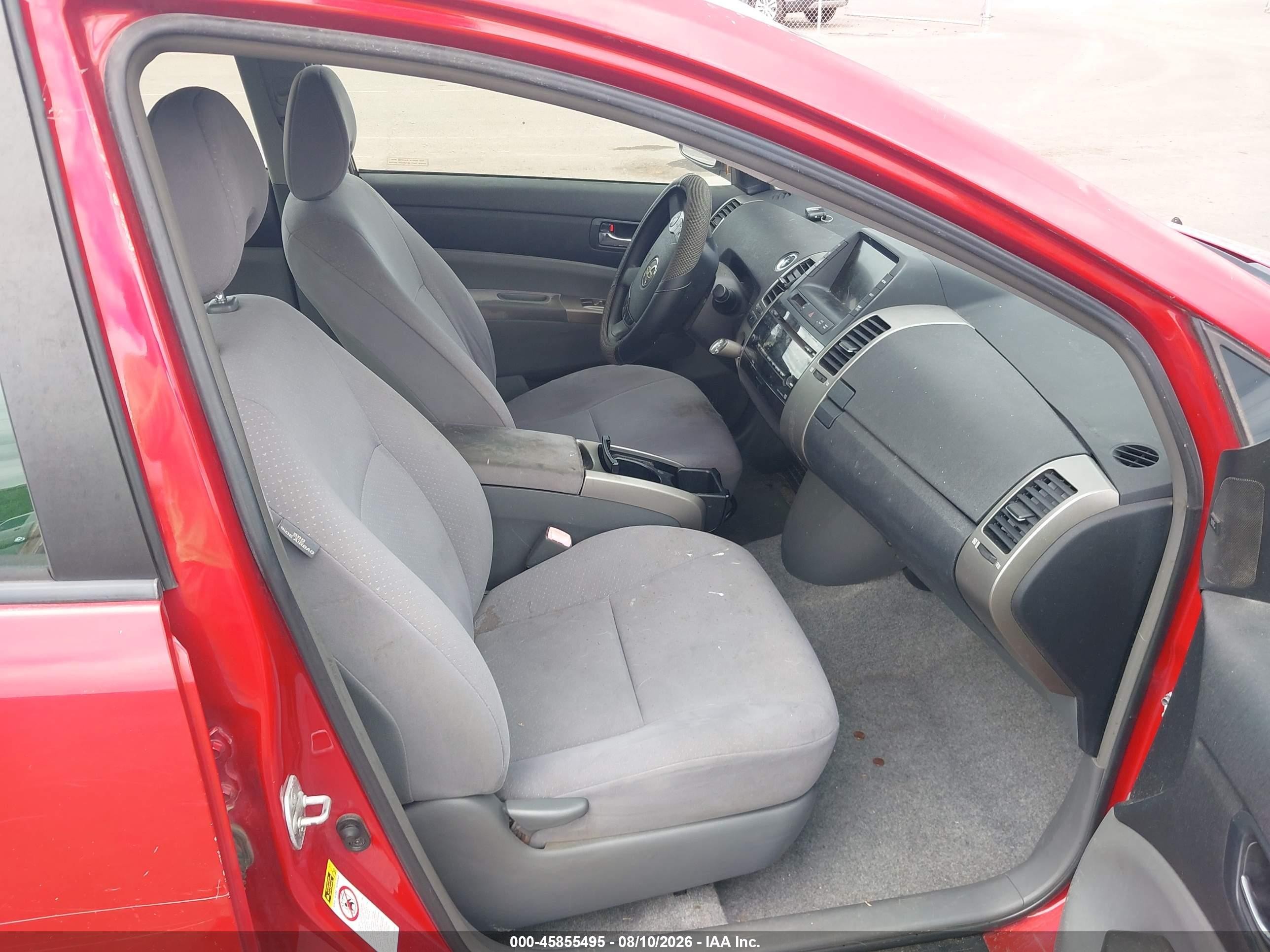 2009 Toyota Prius   Red vin: JTDKB20U893484707