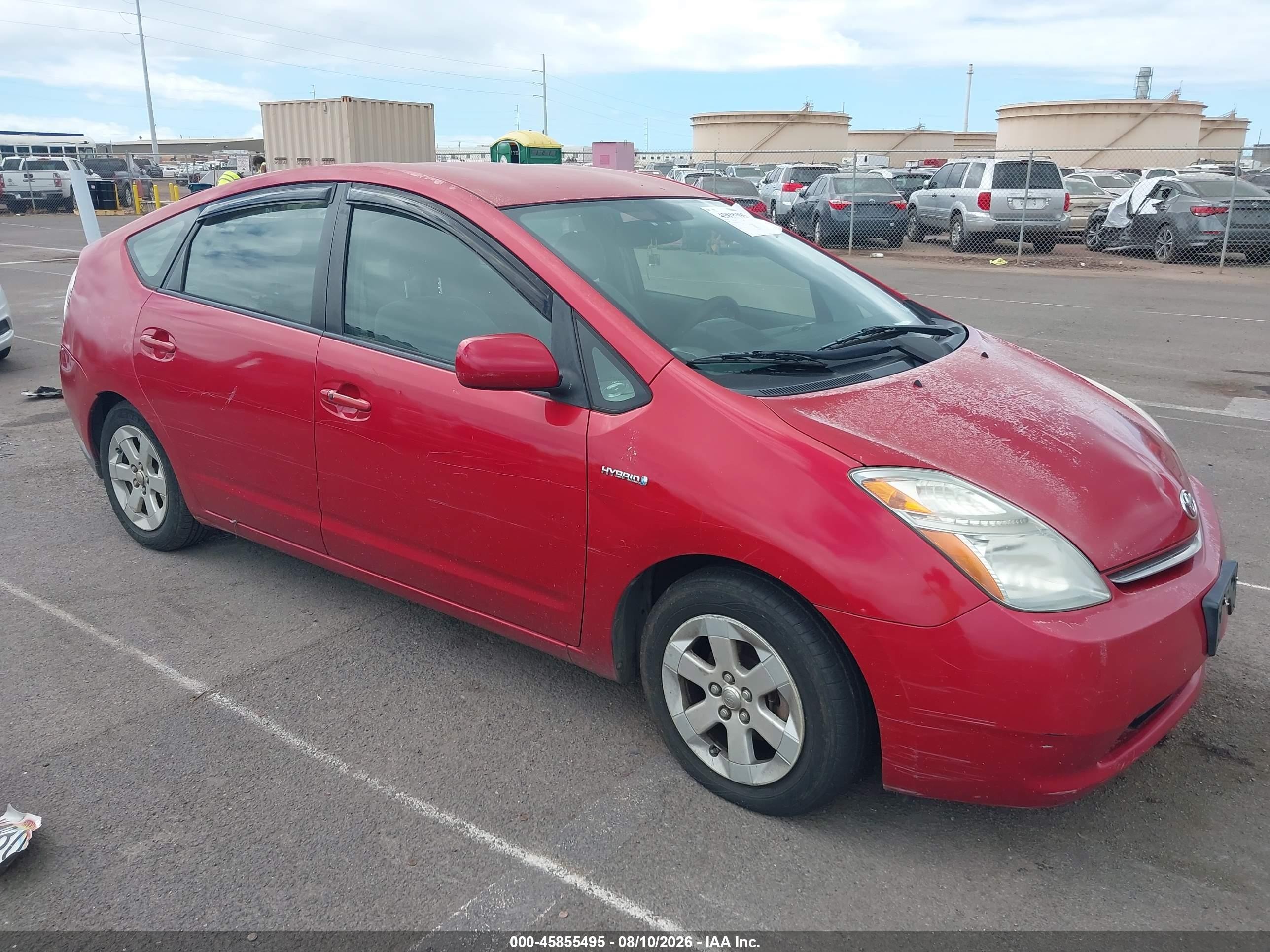 2009 Toyota Prius   Red vin: JTDKB20U893484707
