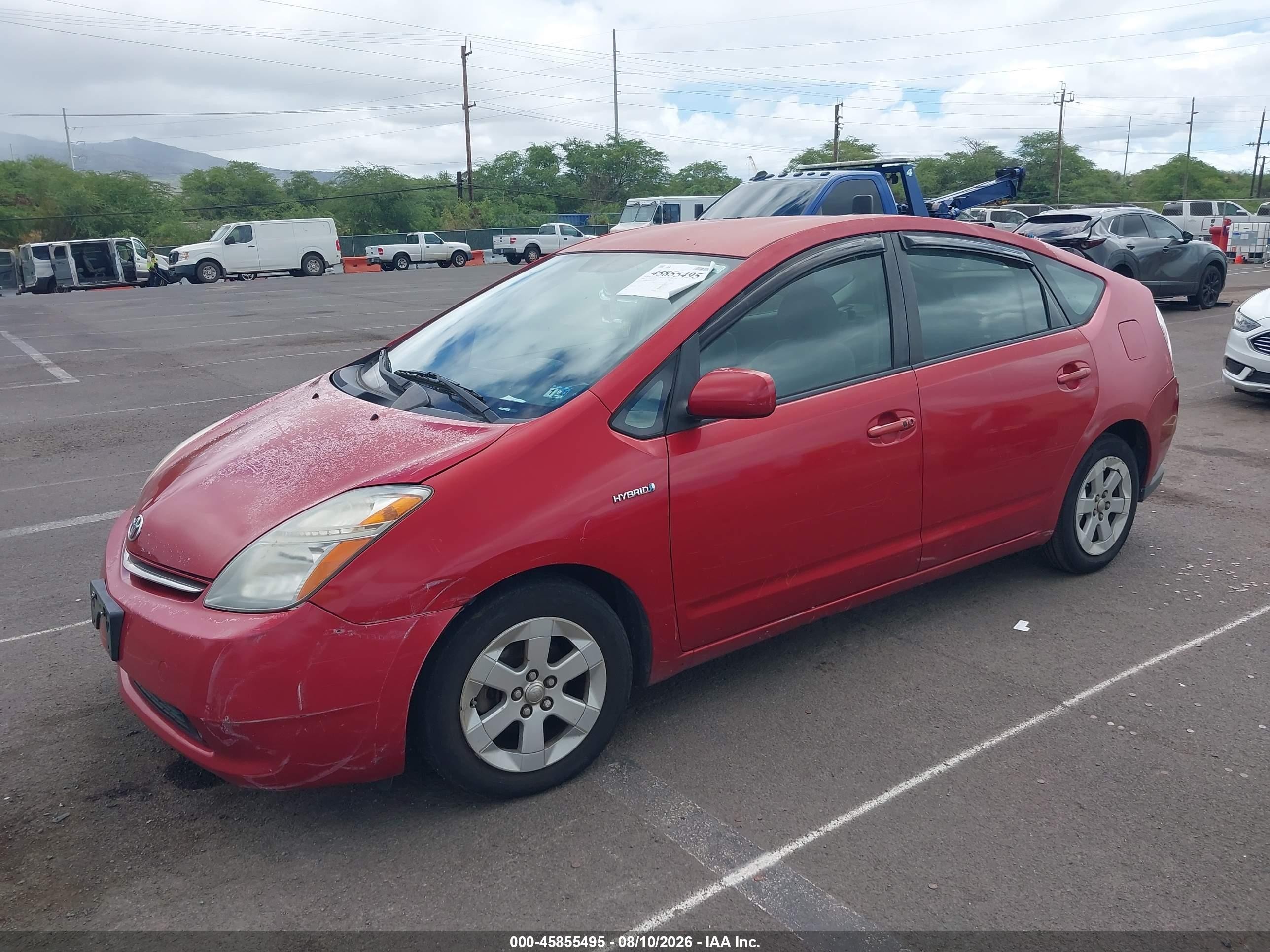 2009 Toyota Prius   Red vin: JTDKB20U893484707