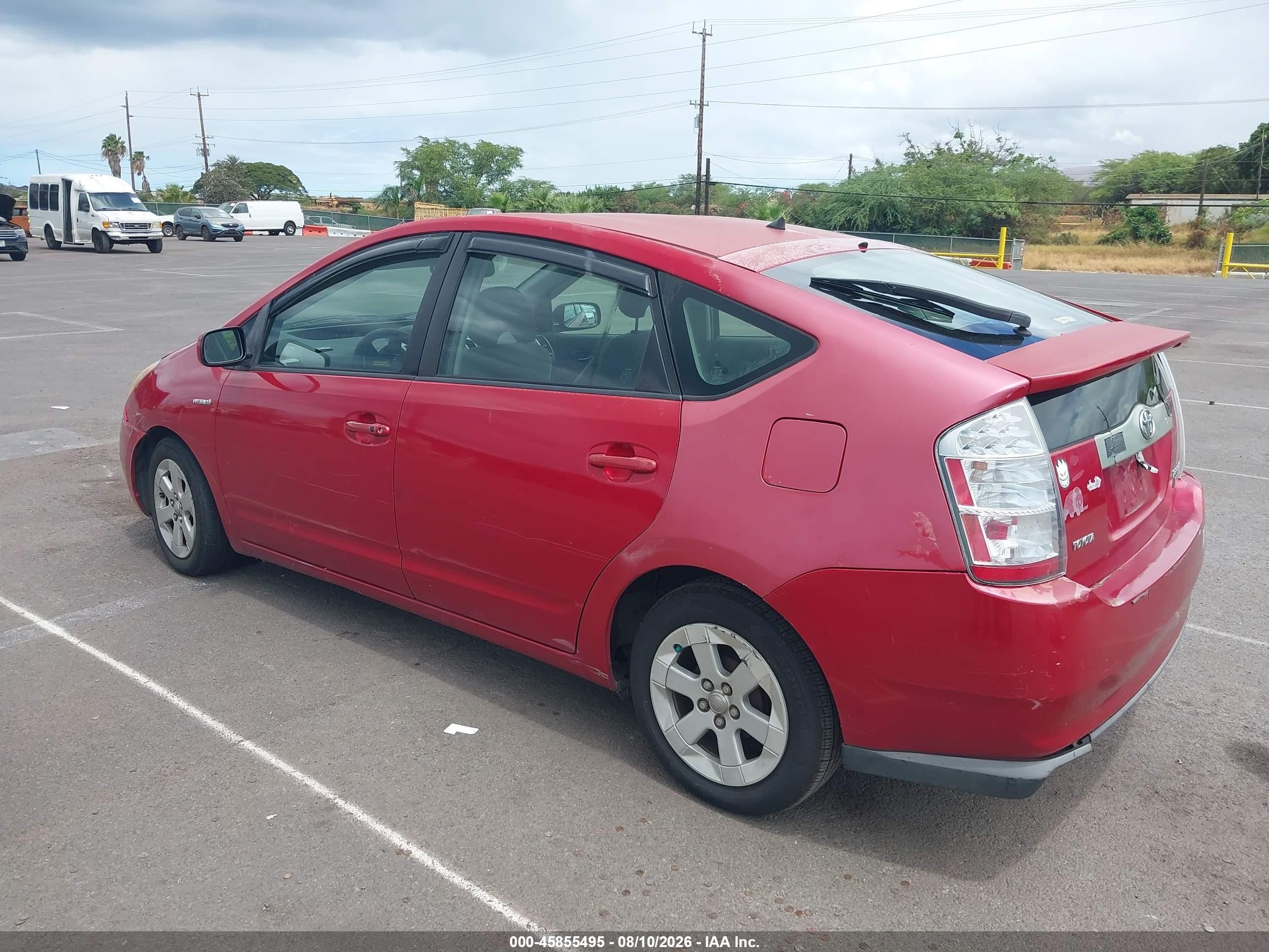 2009 Toyota Prius   Red vin: JTDKB20U893484707