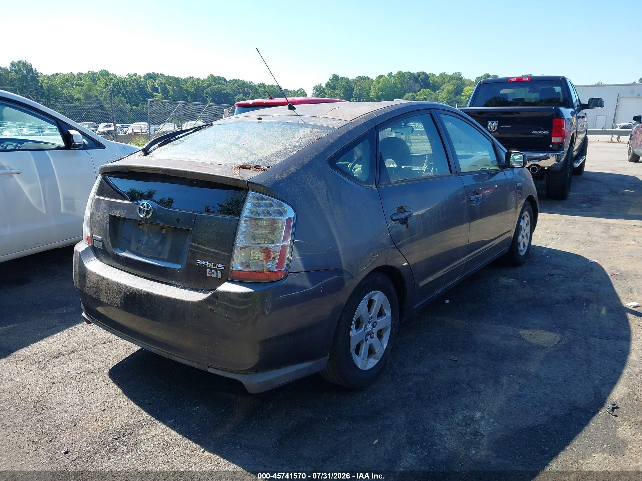 2009 Toyota Prius   Gray vin: JTDKB20U893497392
