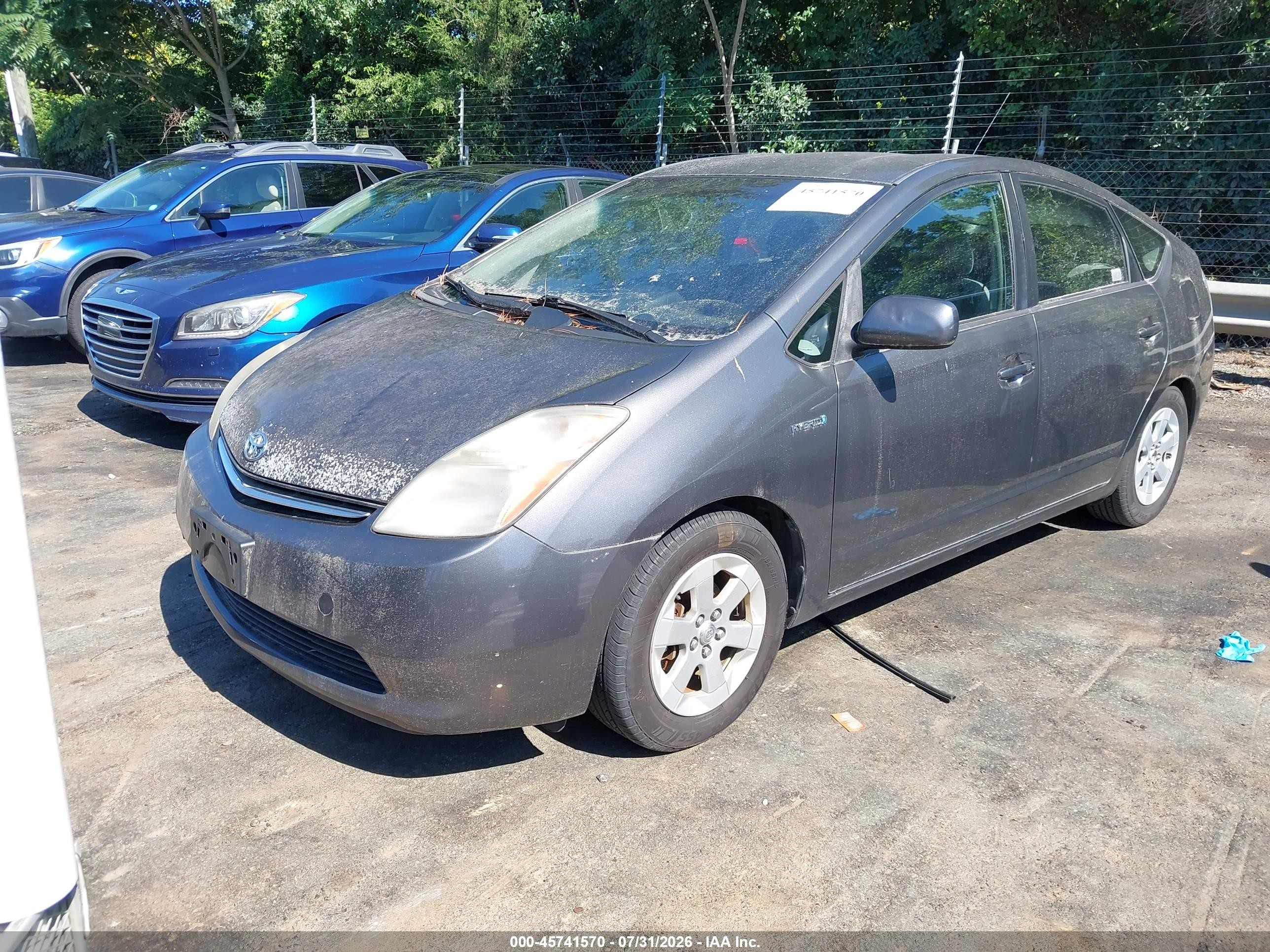 2009 Toyota Prius   Gray vin: JTDKB20U893497392