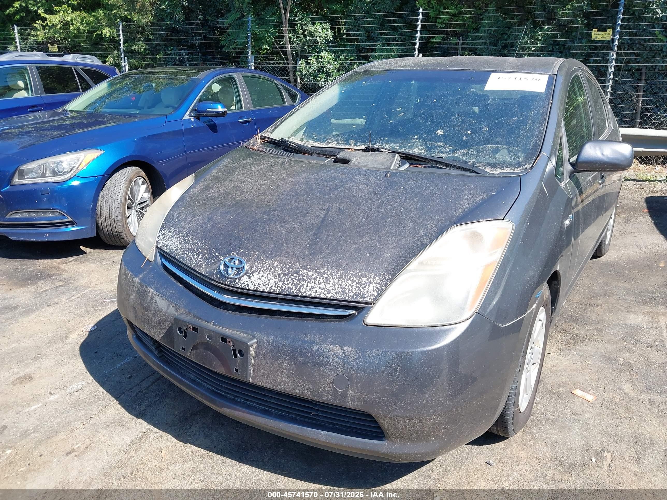 2009 Toyota Prius   Gray vin: JTDKB20U893497392