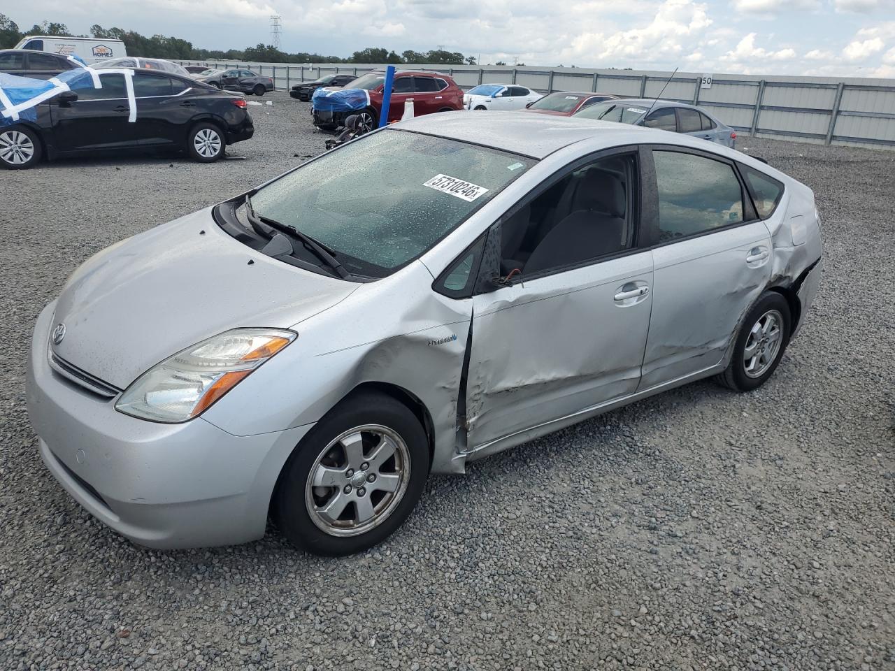 2009 Toyota Prius Base Silver vin: JTDKB20U893502459