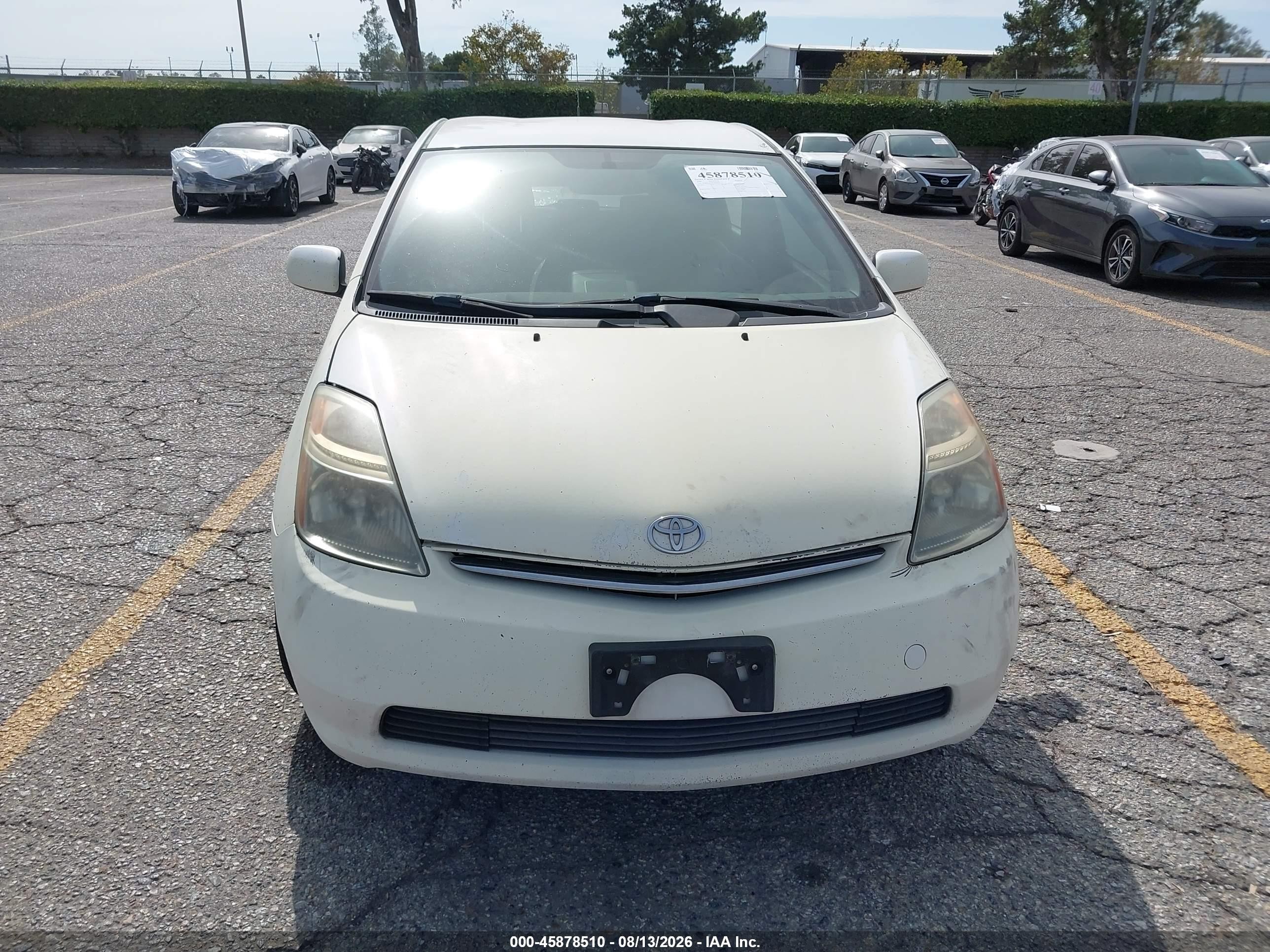 2009 Toyota Prius Touring White vin: JTDKB20U893503630
