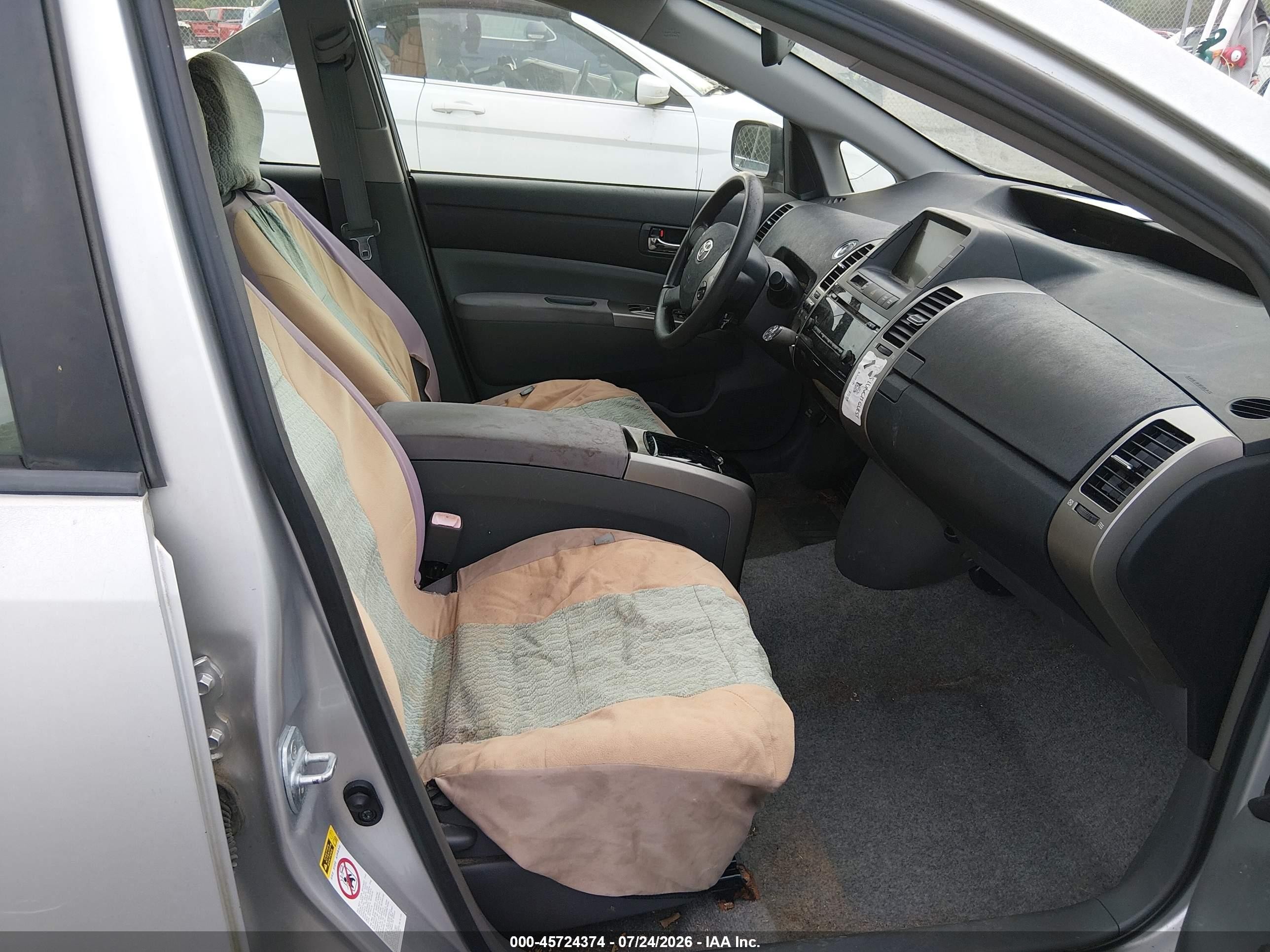 2009 Toyota Prius   Gray vin: JTDKB20U893504163