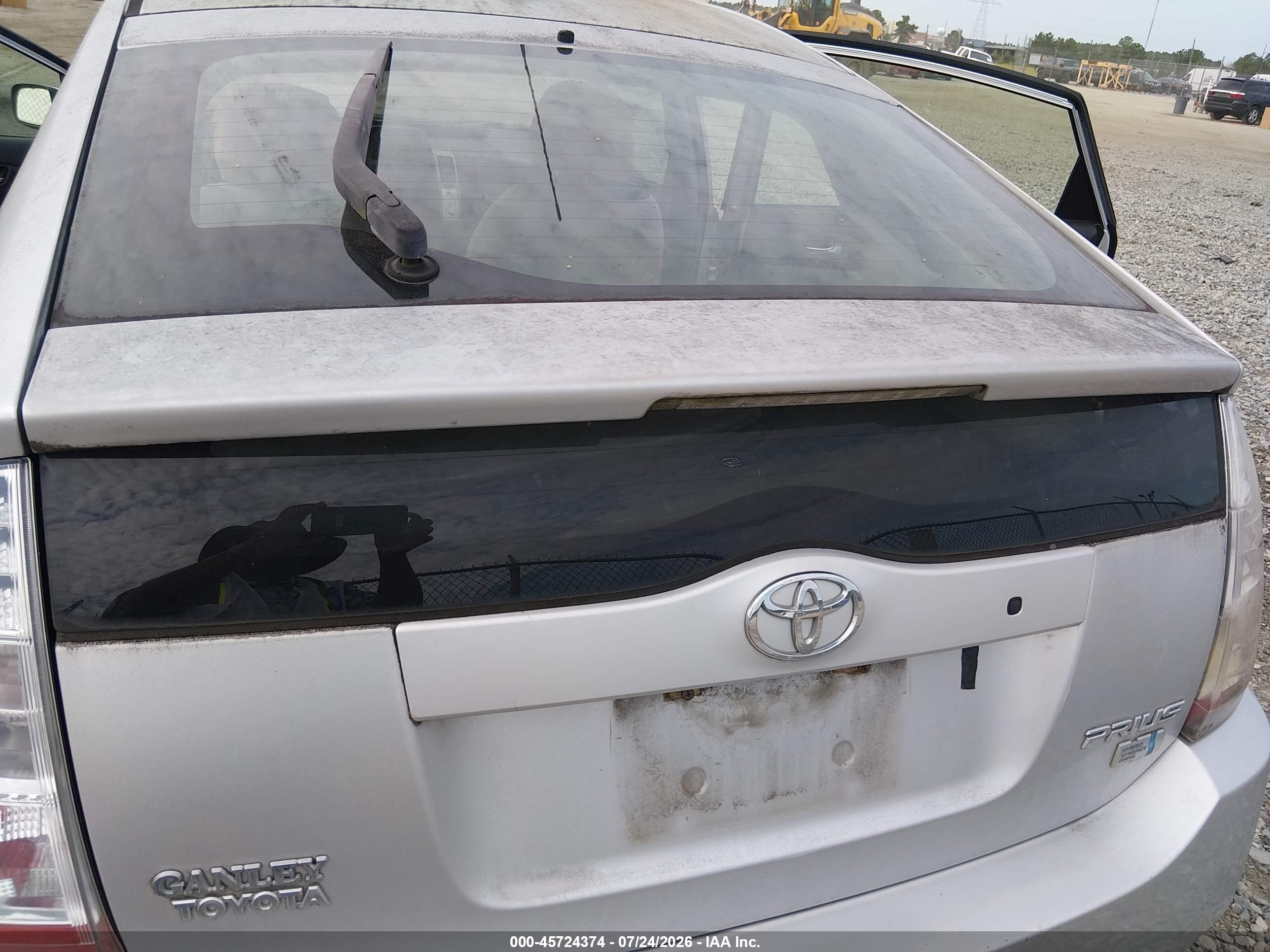 2009 Toyota Prius   Gray vin: JTDKB20U893504163