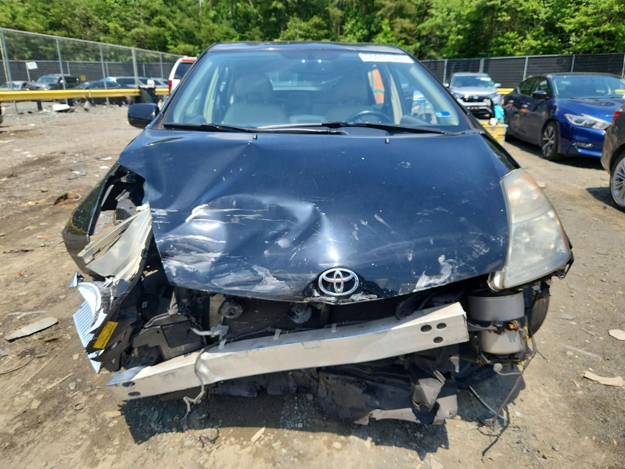 2009 Toyota Prius Base Black vin: JTDKB20U893504650