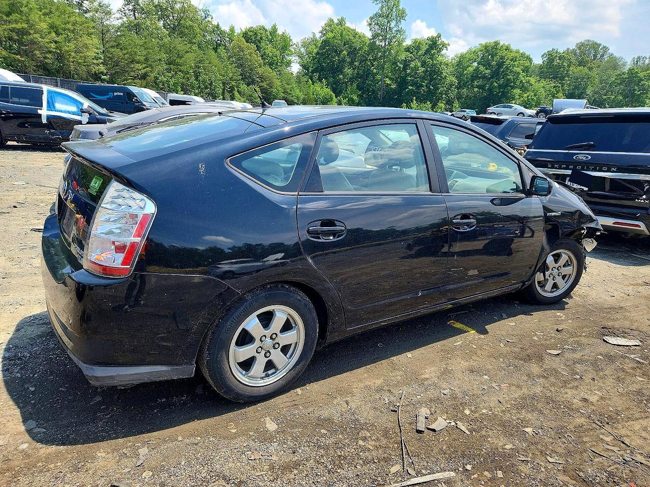 2009 Toyota Prius Base Black vin: JTDKB20U893504650