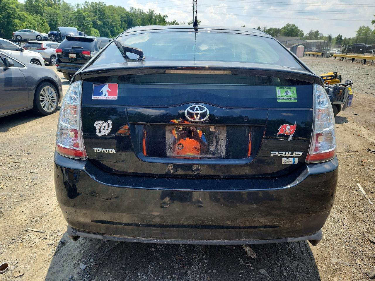 2009 Toyota Prius Base Black vin: JTDKB20U893504650