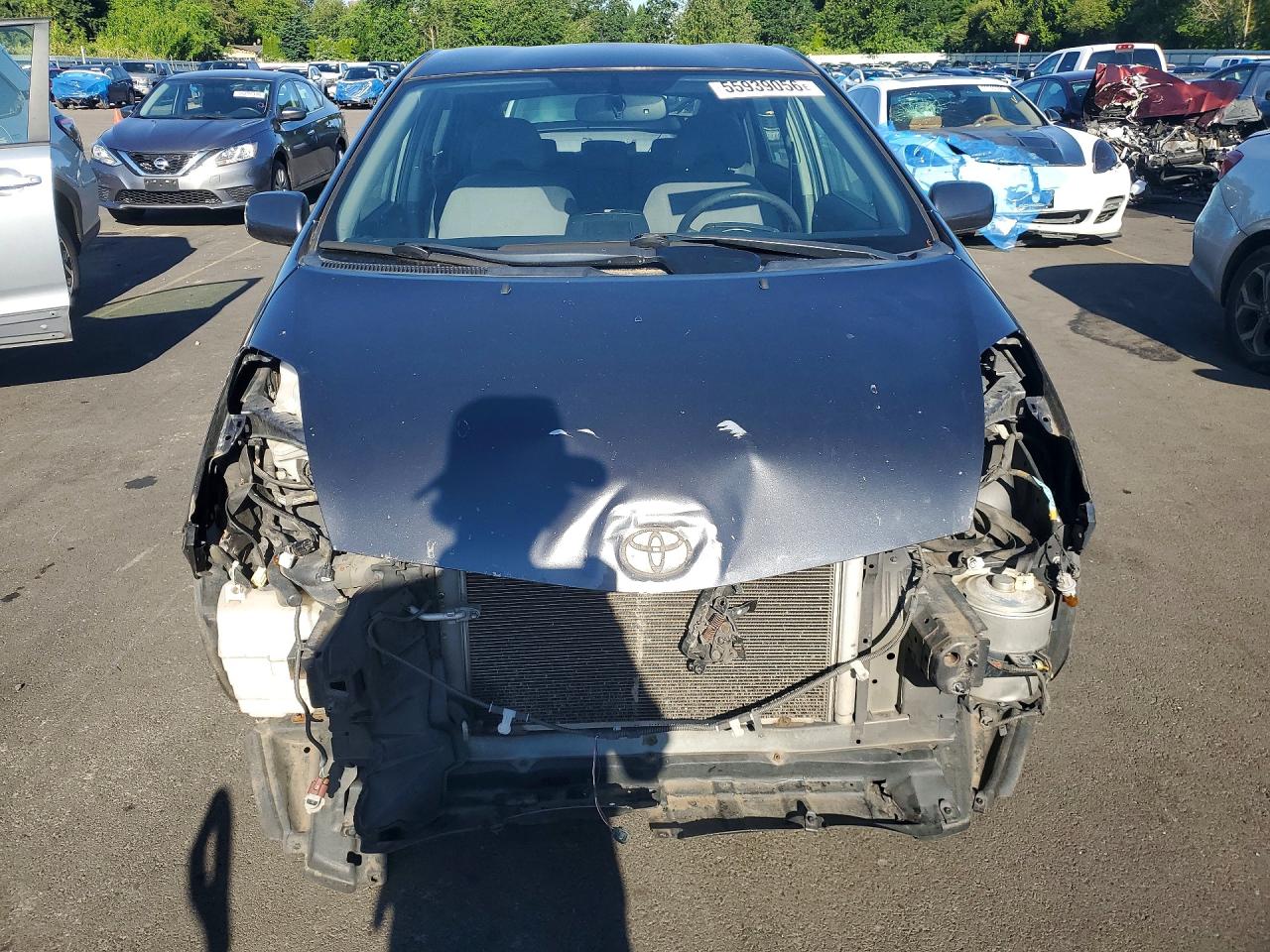 2009 Toyota Prius Base Gray vin: JTDKB20U893505300