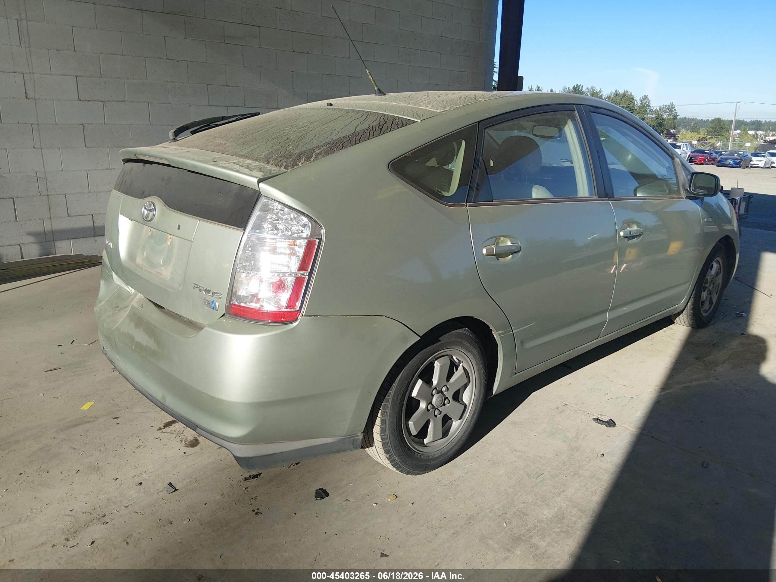 2009 Toyota Prius   Green vin: JTDKB20U893508794