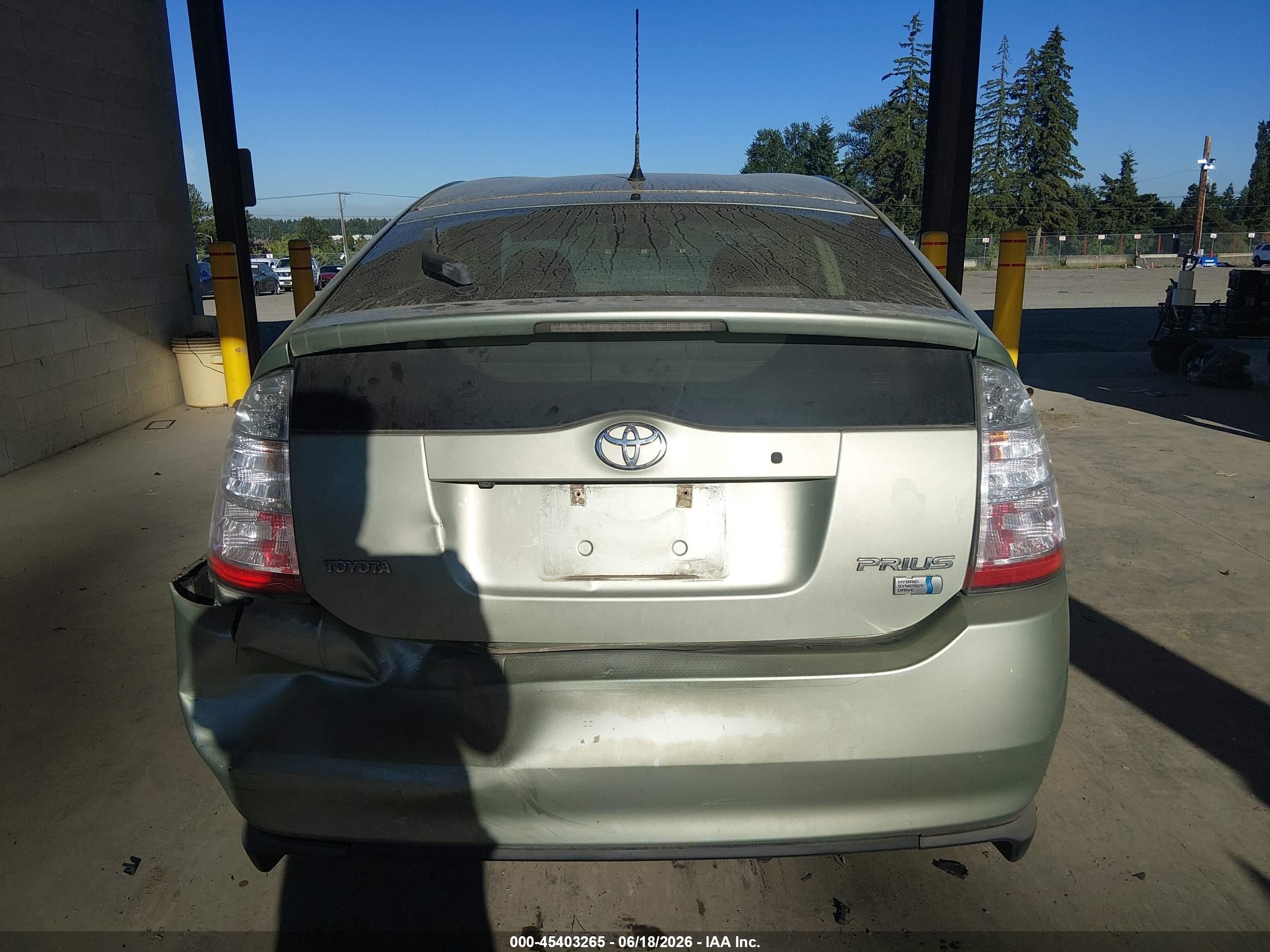 2009 Toyota Prius   Green vin: JTDKB20U893508794