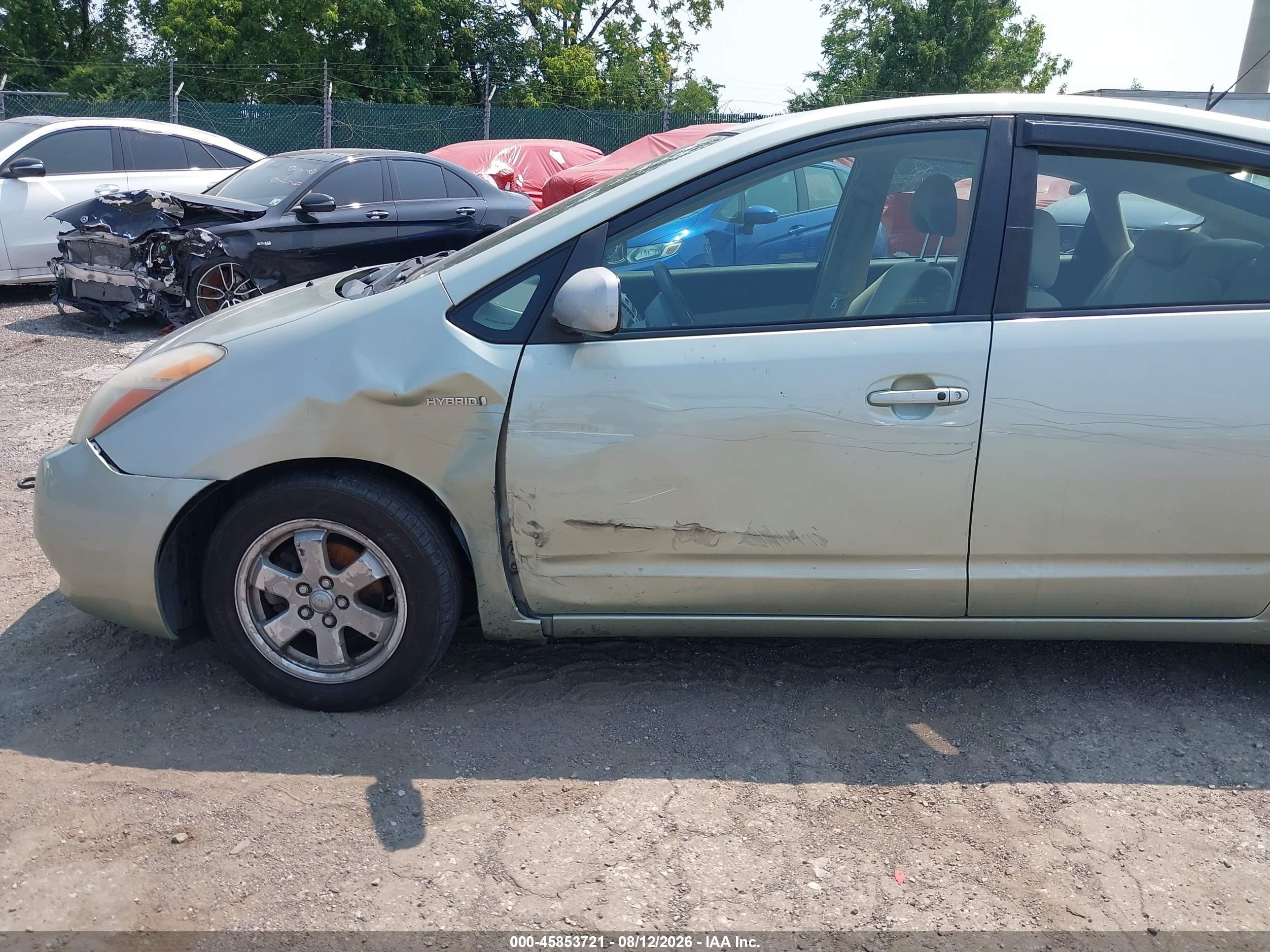 2009 Toyota Prius   Зеленый vin: JTDKB20U893518788