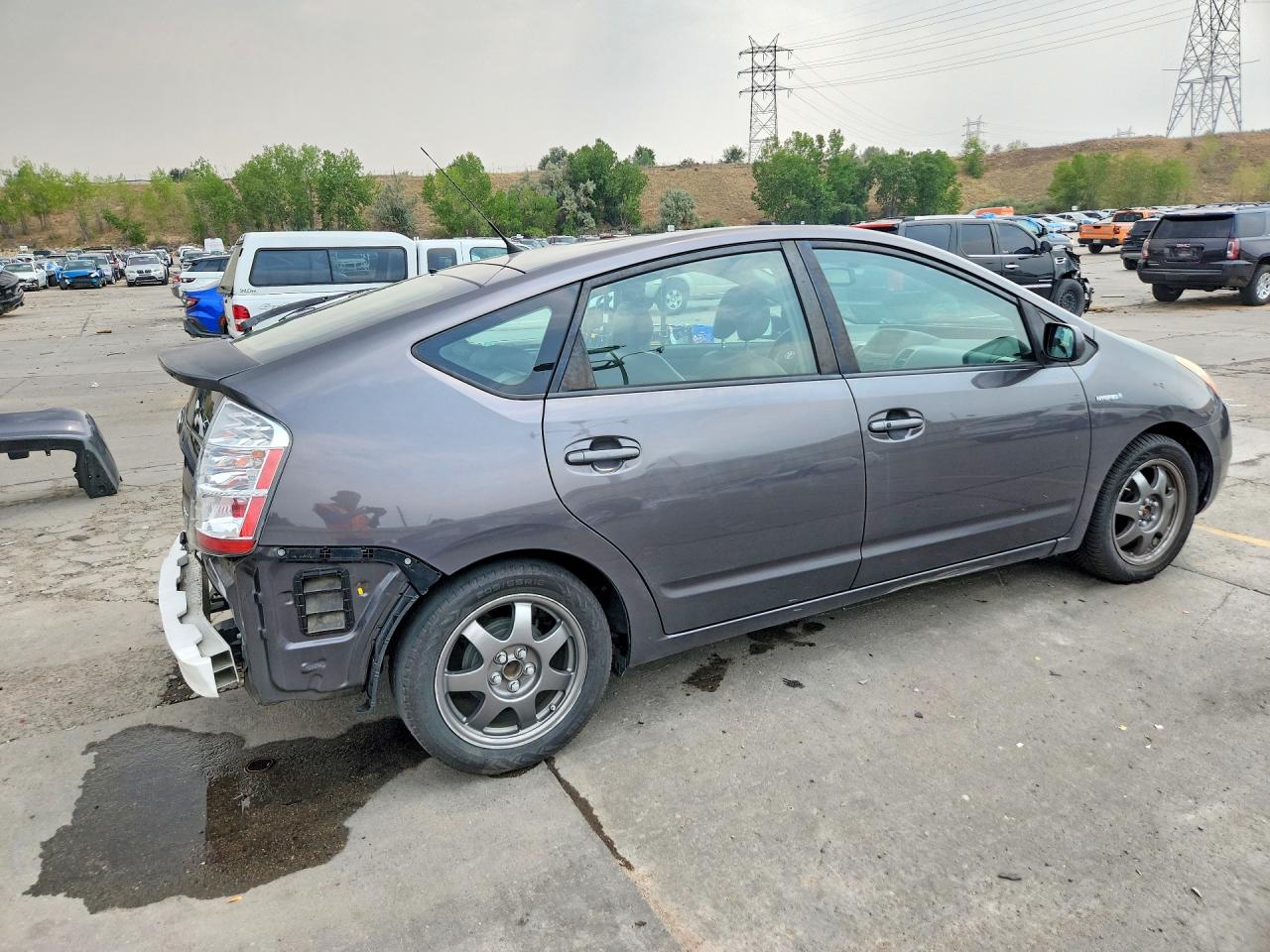 2009 Toyota Prius Touring Gray vin: JTDKB20U893522100