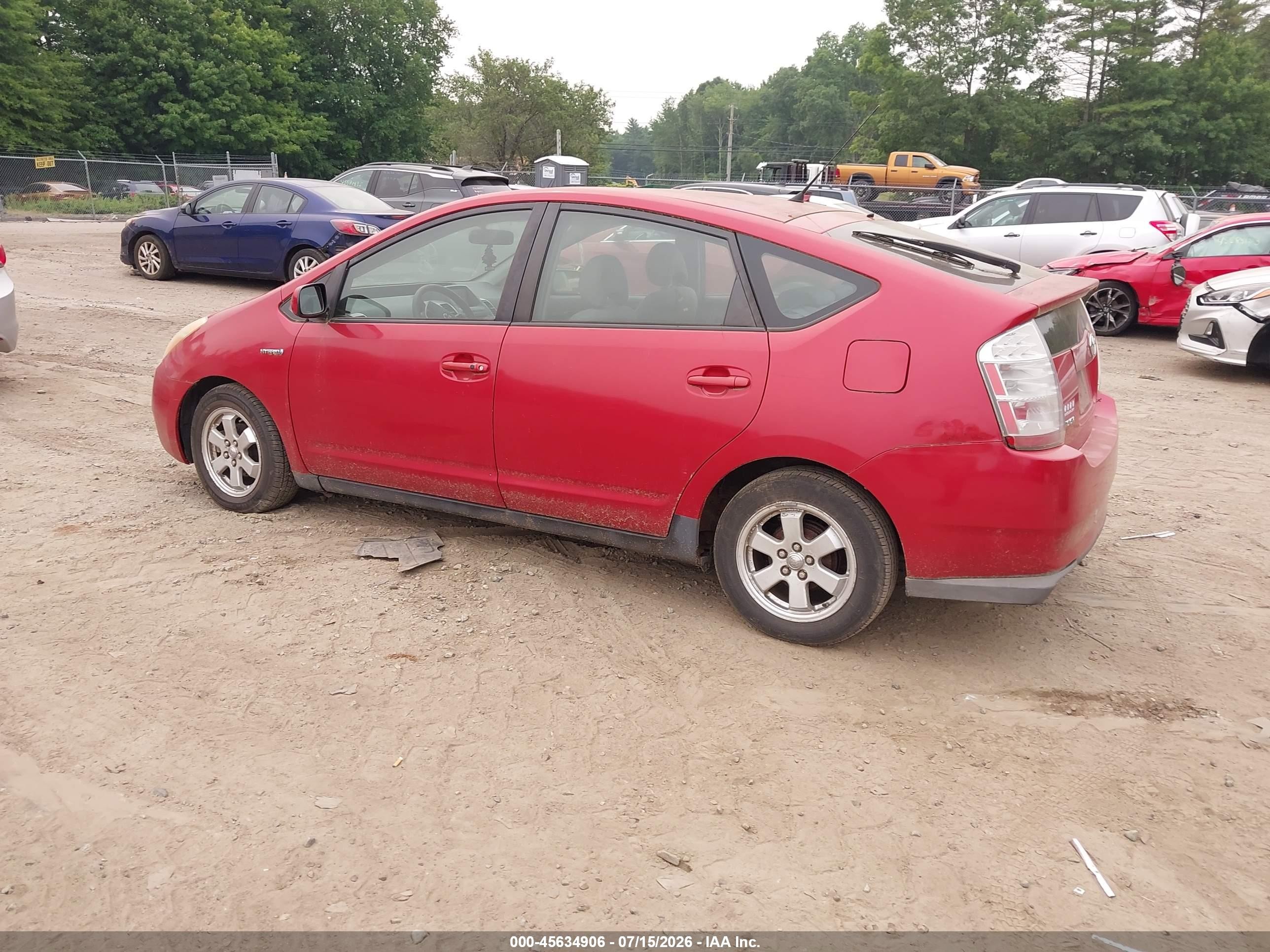 2009 Toyota Prius   Red vin: JTDKB20U893525112