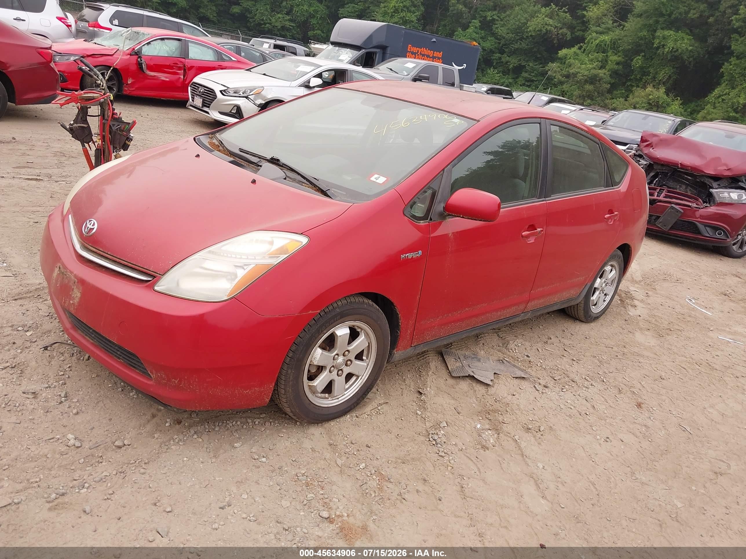 2009 Toyota Prius   Red vin: JTDKB20U893525112