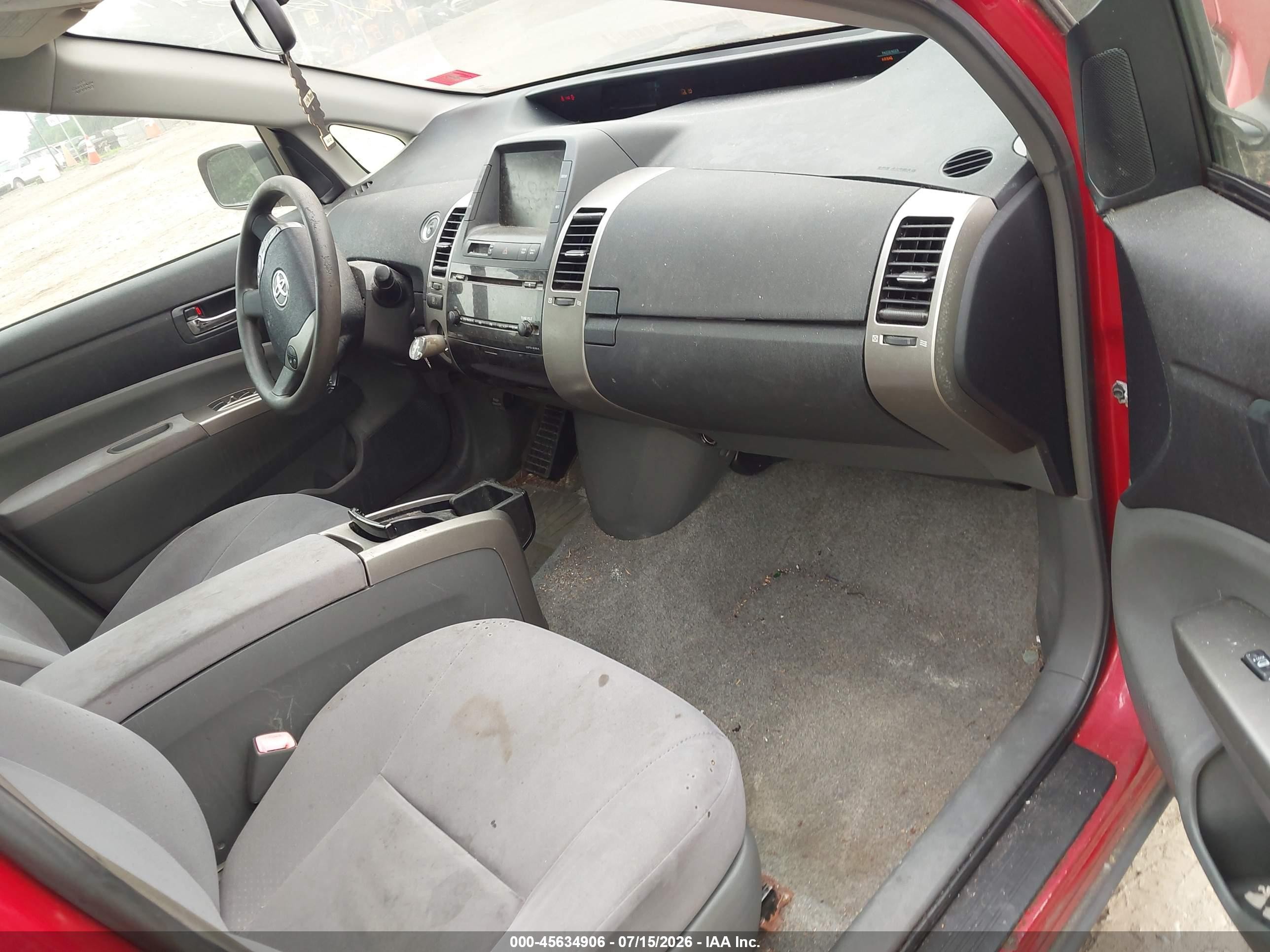 2009 Toyota Prius   Red vin: JTDKB20U893525112