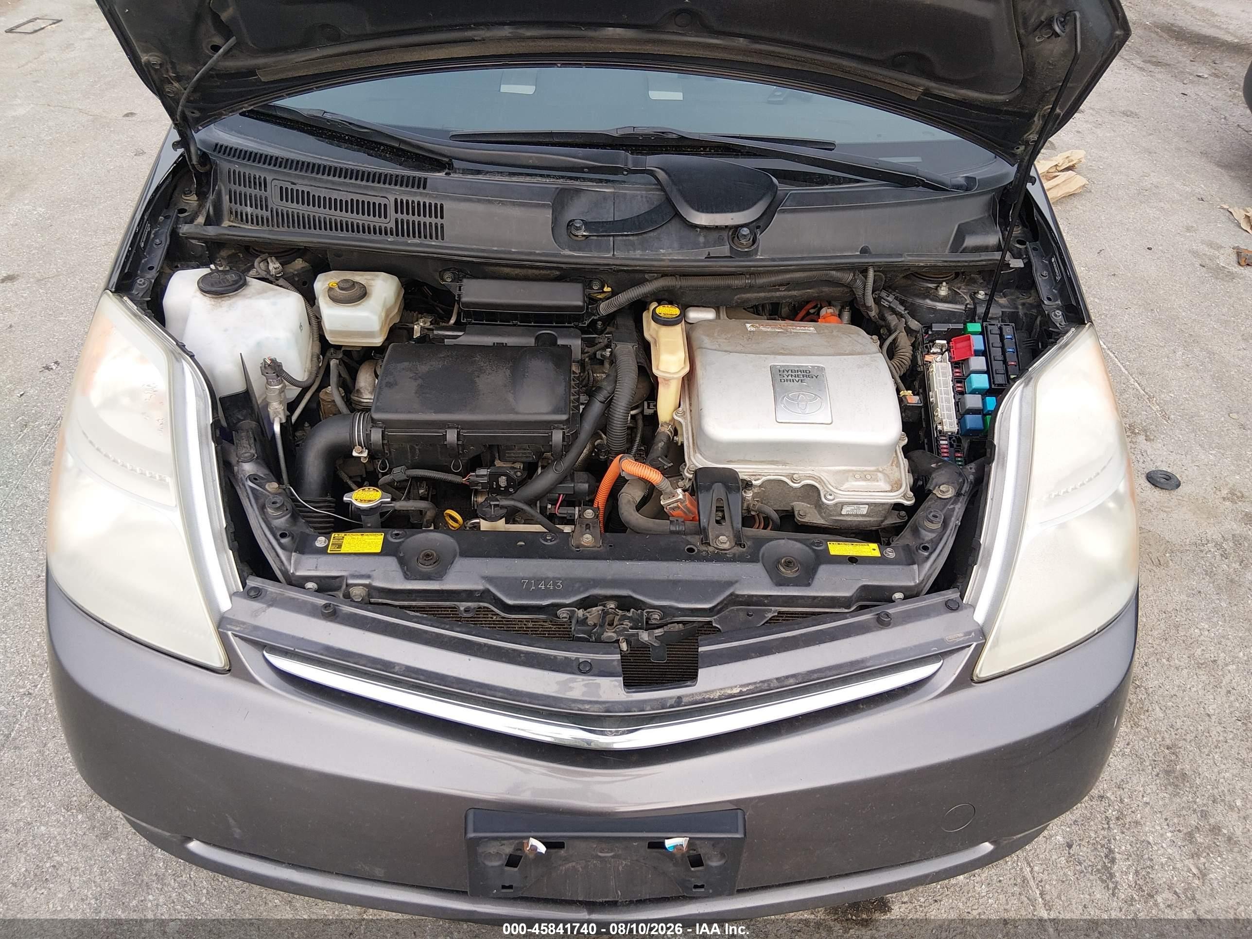 2009 Toyota Prius   Gray vin: JTDKB20U893531735