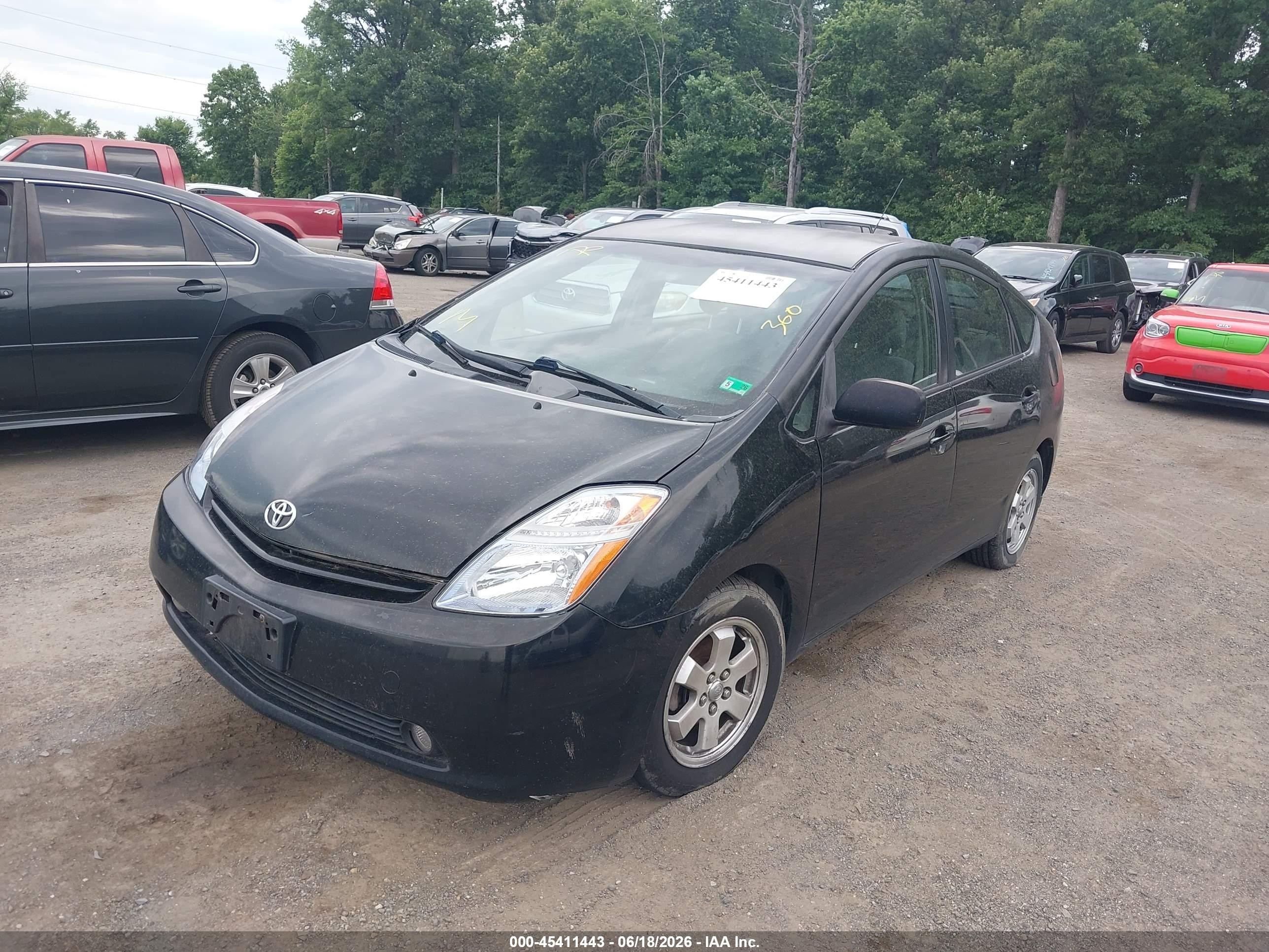 2009 Toyota Prius   Black vin: JTDKB20U893546302