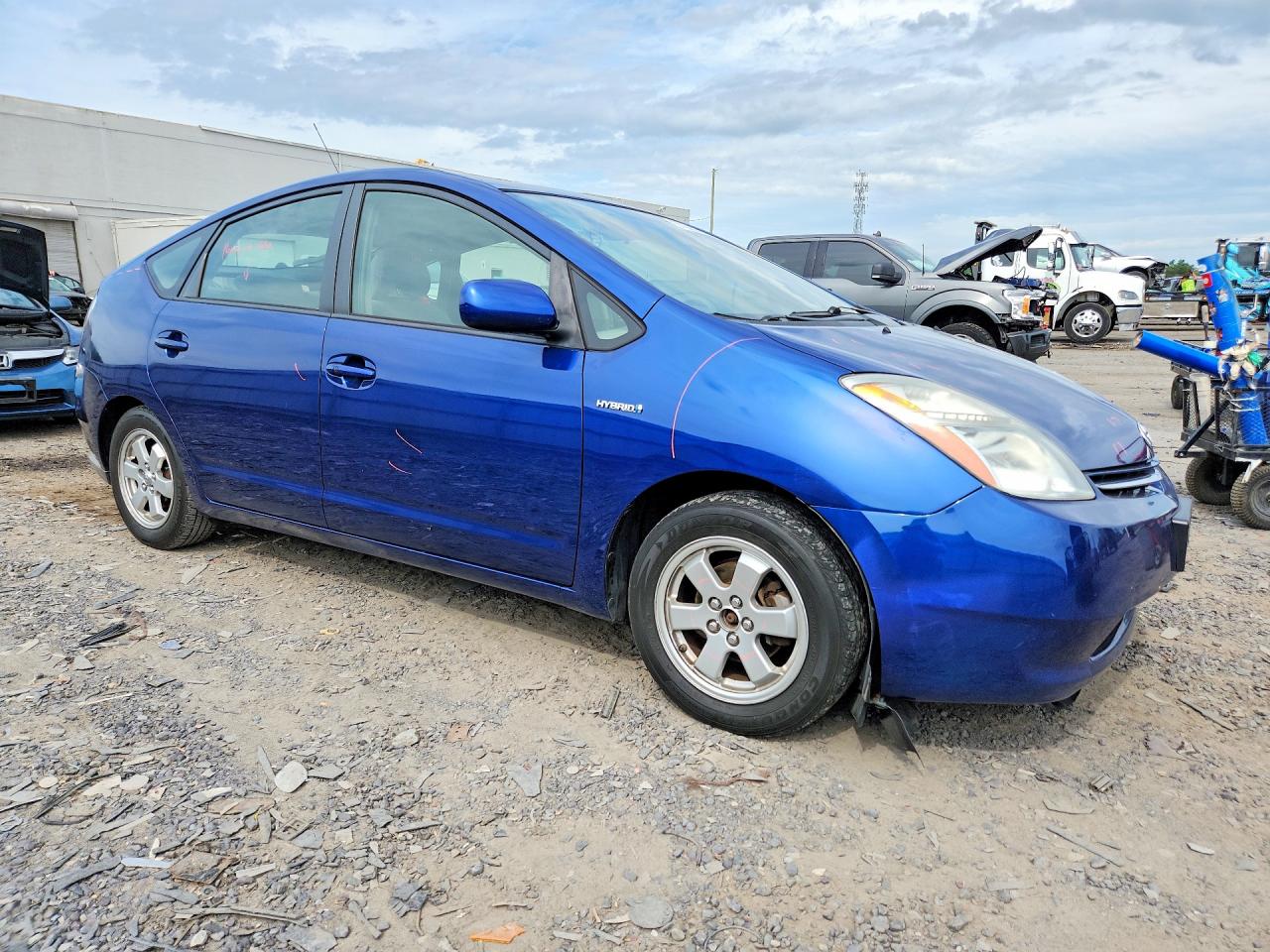 2009 Toyota Prius Base Blue vin: JTDKB20U897821465