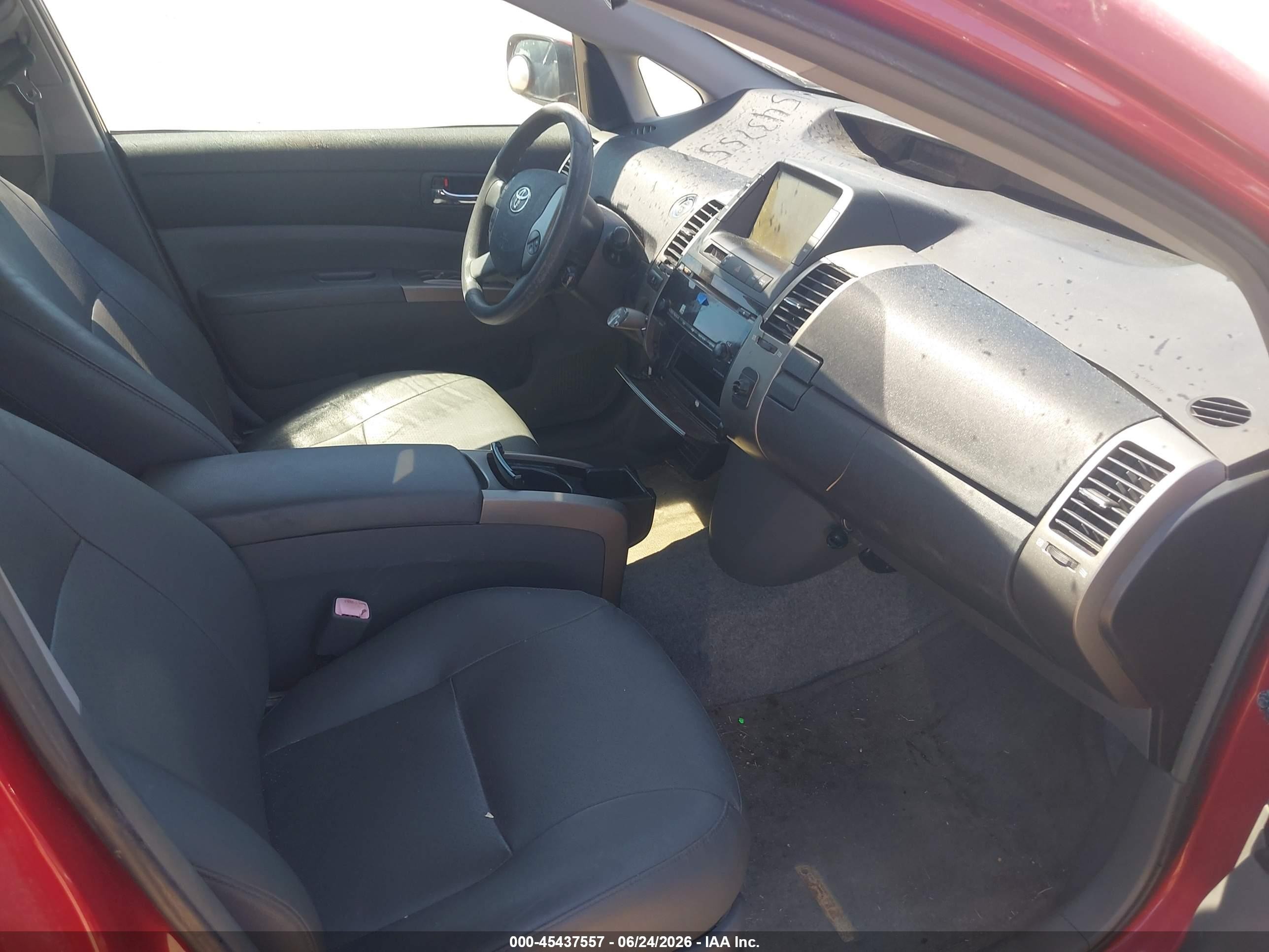 2009 Toyota Prius   Красный vin: JTDKB20U897835382