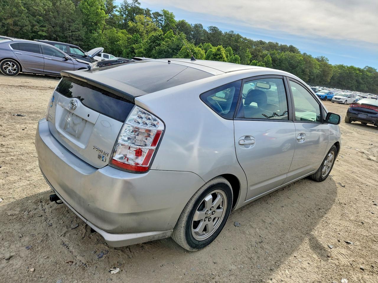 2009 Toyota Prius Base Silver vin: JTDKB20U897846592