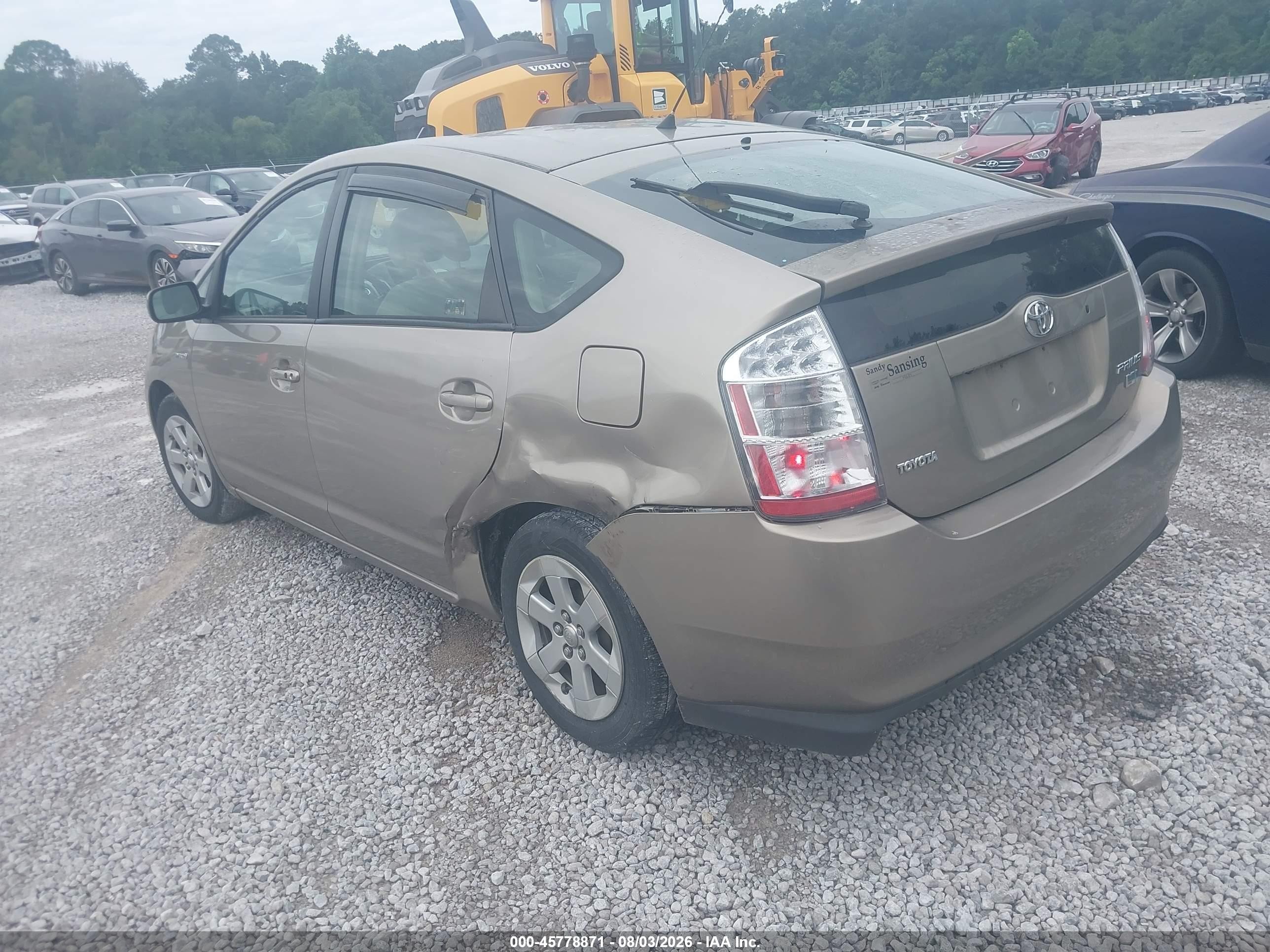 2009 Toyota Prius   Бежевый vin: JTDKB20U897877468