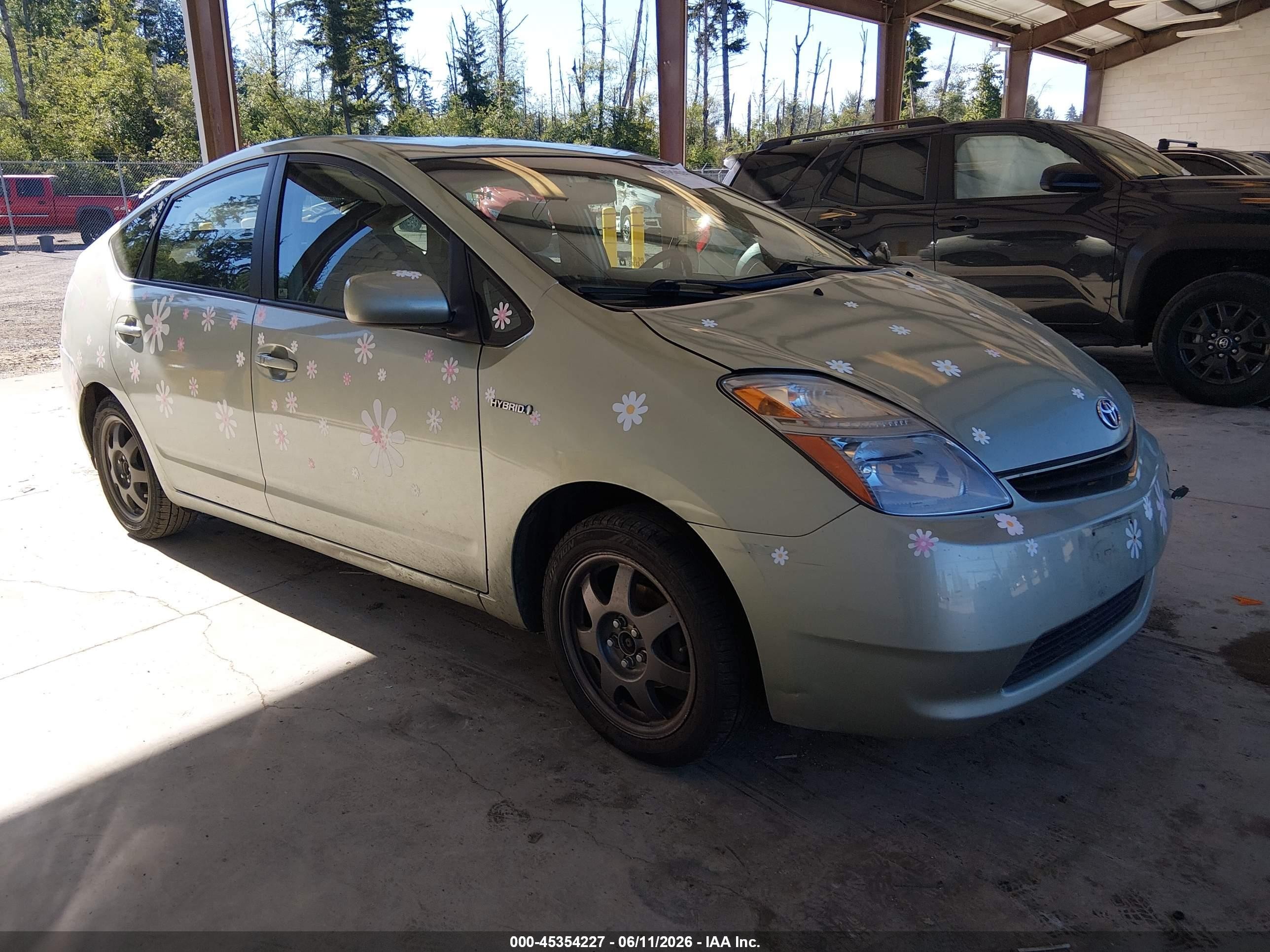 2009 Toyota Prius   Green vin: JTDKB20U897884677