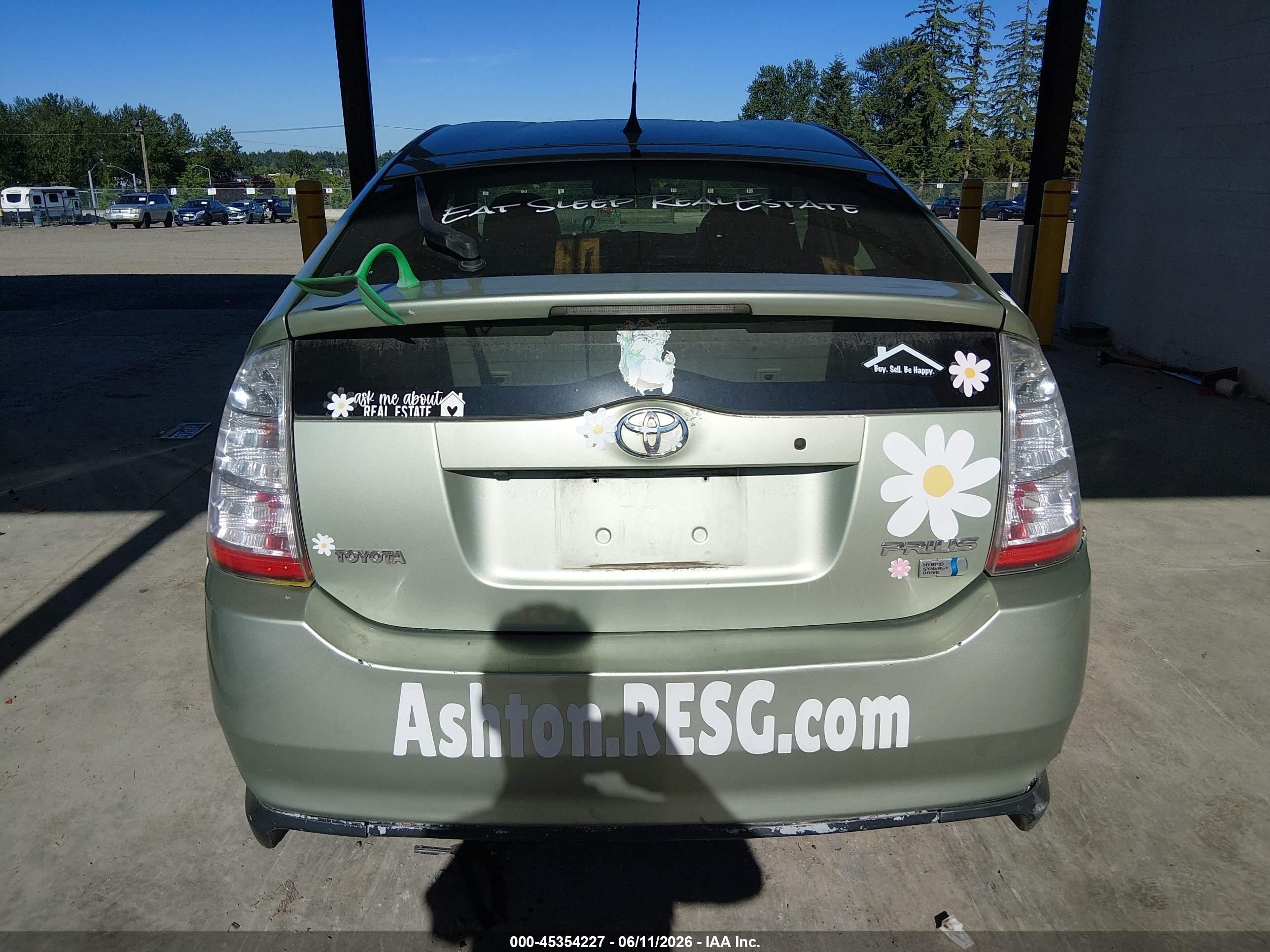 2009 Toyota Prius   Green vin: JTDKB20U897884677