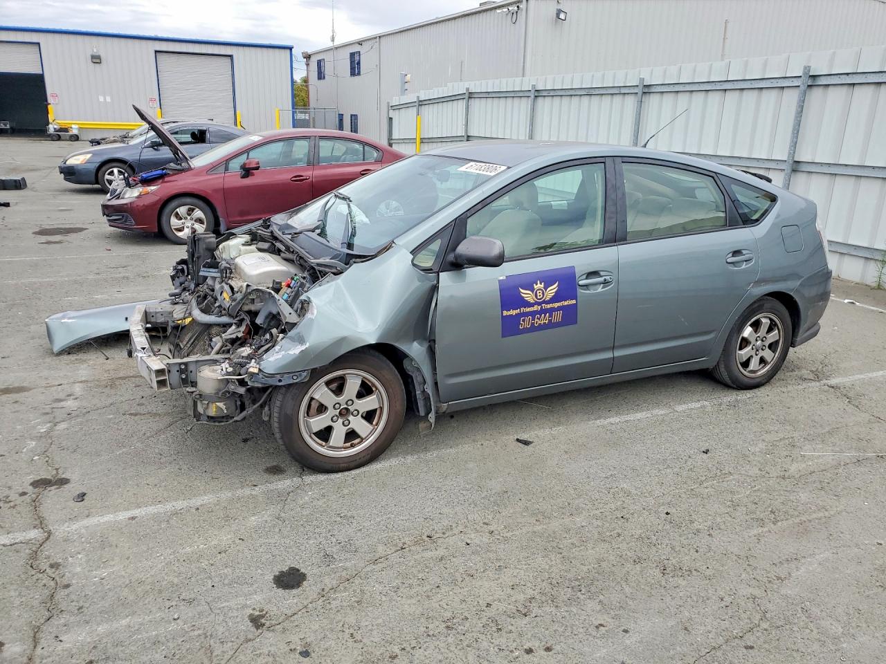 2004 Toyota Prius Base Silver vin: JTDKB20U940024918