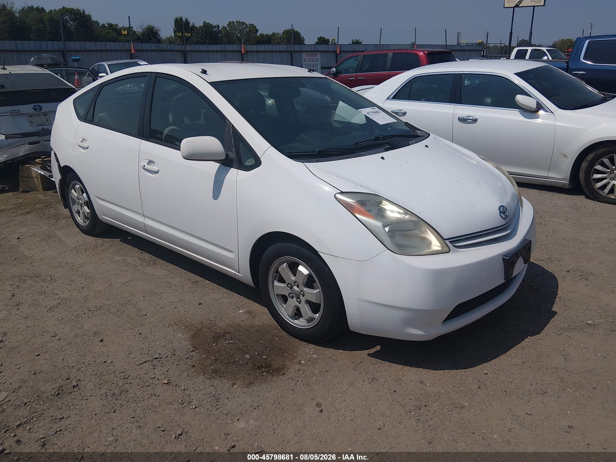 2005 Toyota Prius   Белый vin: JTDKB20U953019847