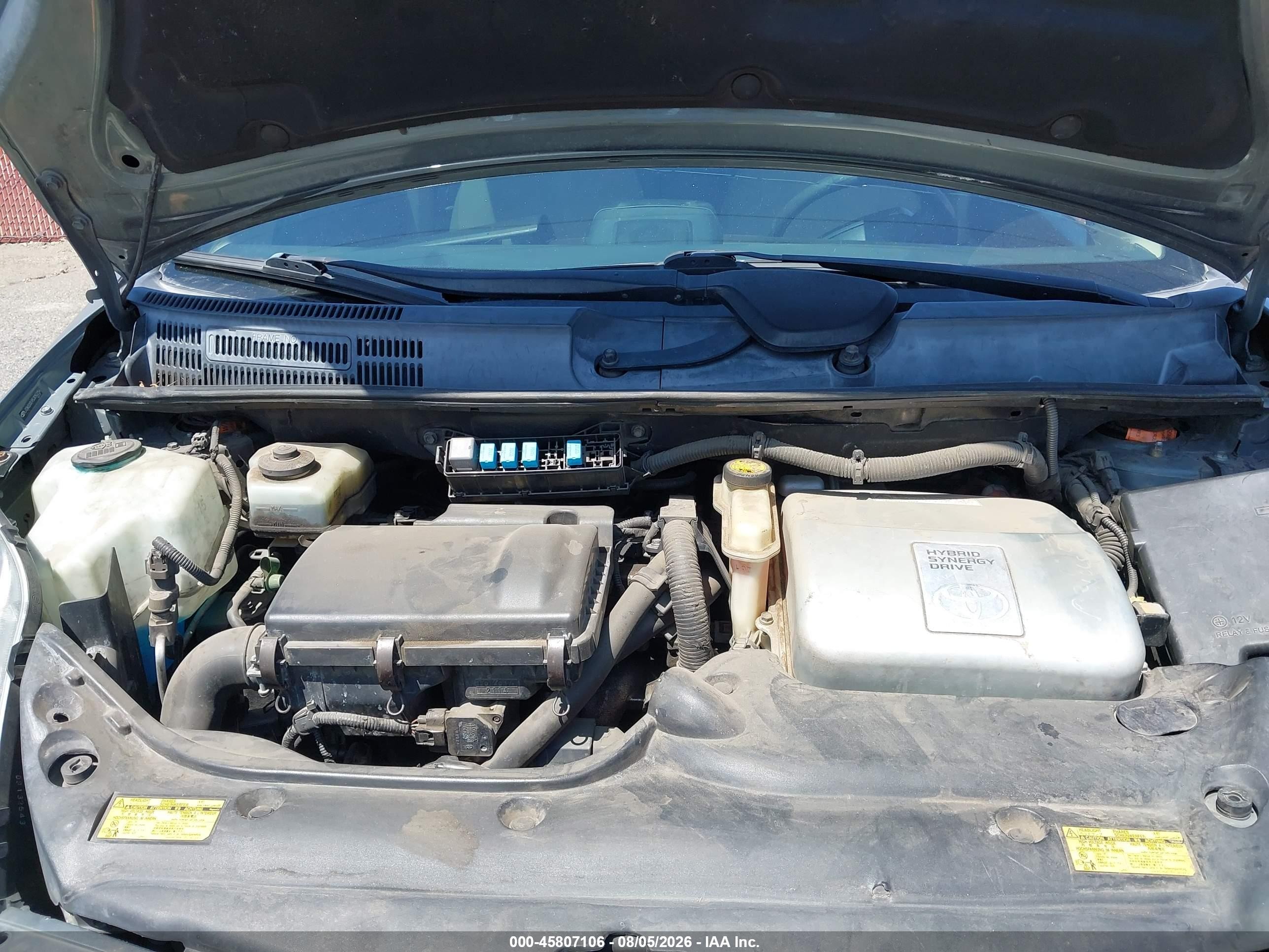 2005 Toyota Prius   Green vin: JTDKB20U953050256