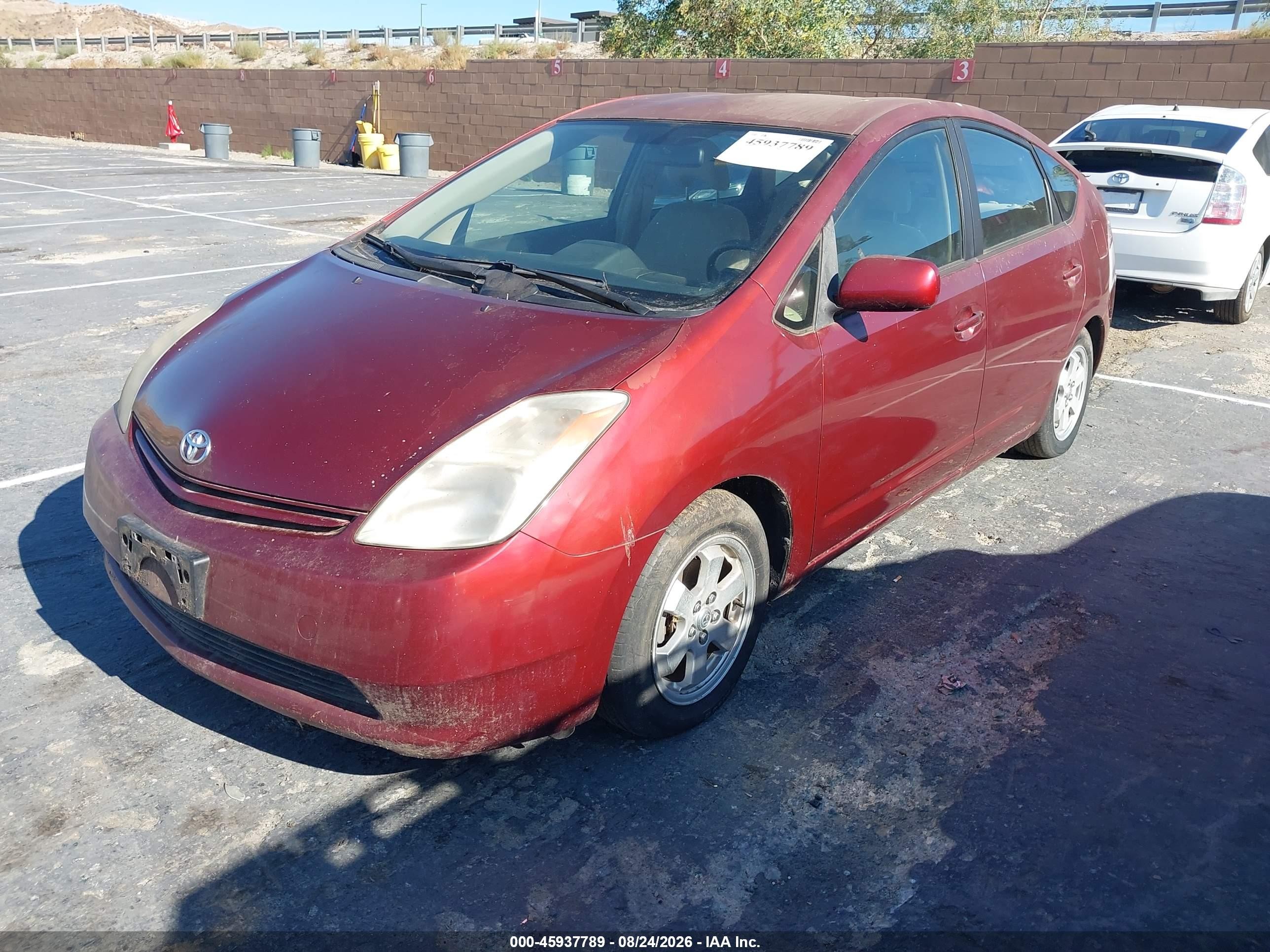 2005 Toyota Prius   Burgundy vin: JTDKB20U953066974
